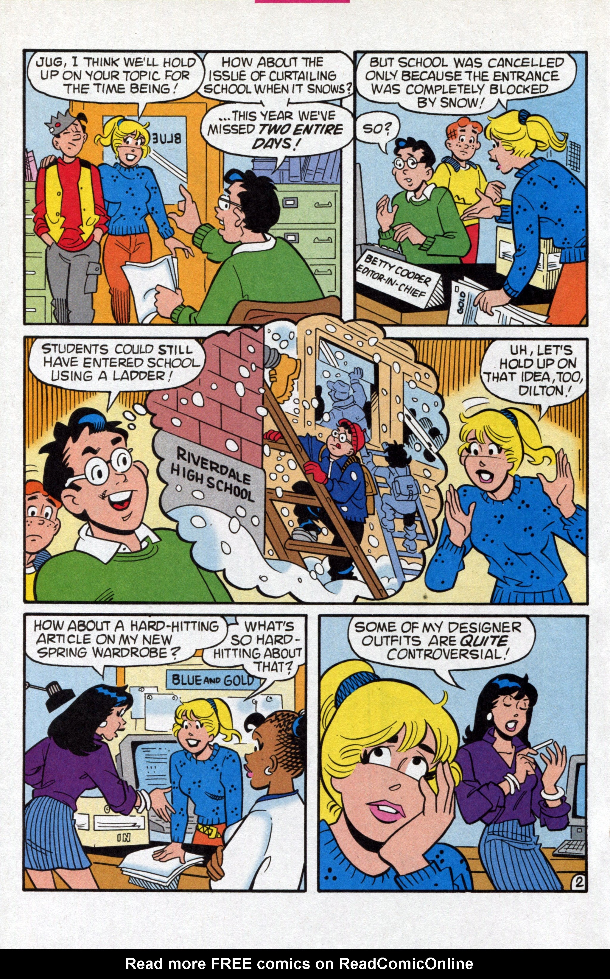 Read online Betty comic -  Issue #108 - 22
