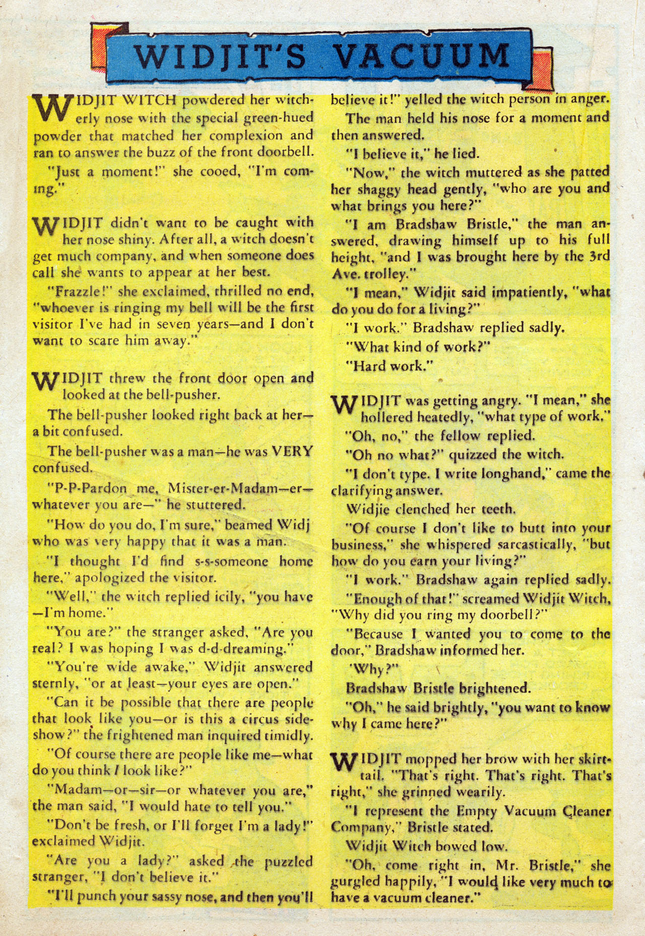 Read online Comedy Comics (1942) comic -  Issue #24 - 31