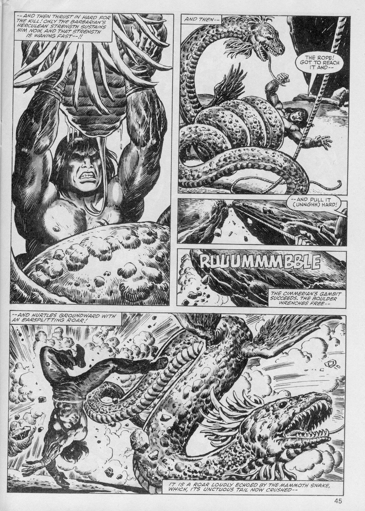 Read online The Savage Sword Of Conan comic -  Issue #102 - 45