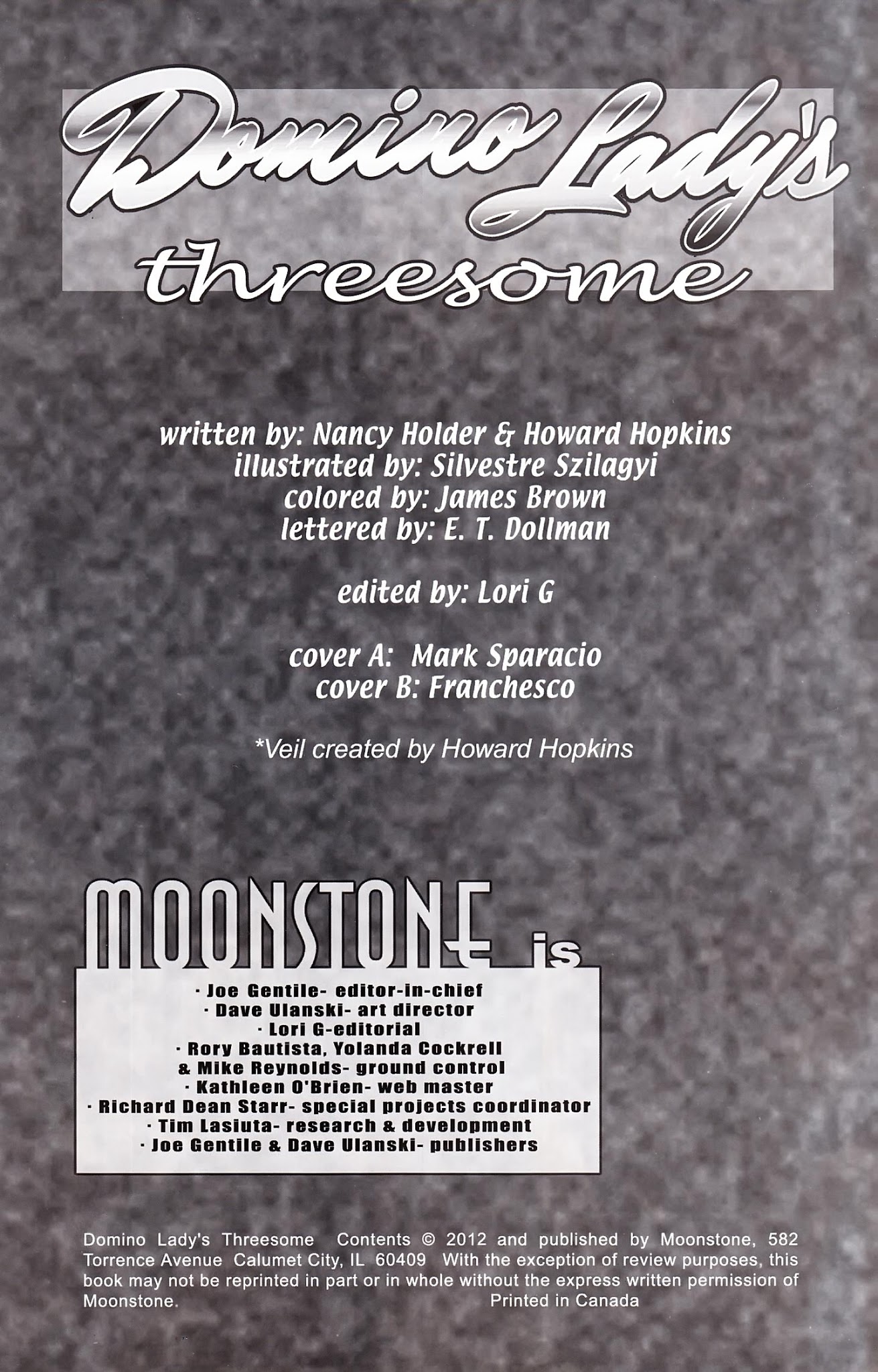 Read online Domino Lady's Threesome comic -  Issue # Full - 3