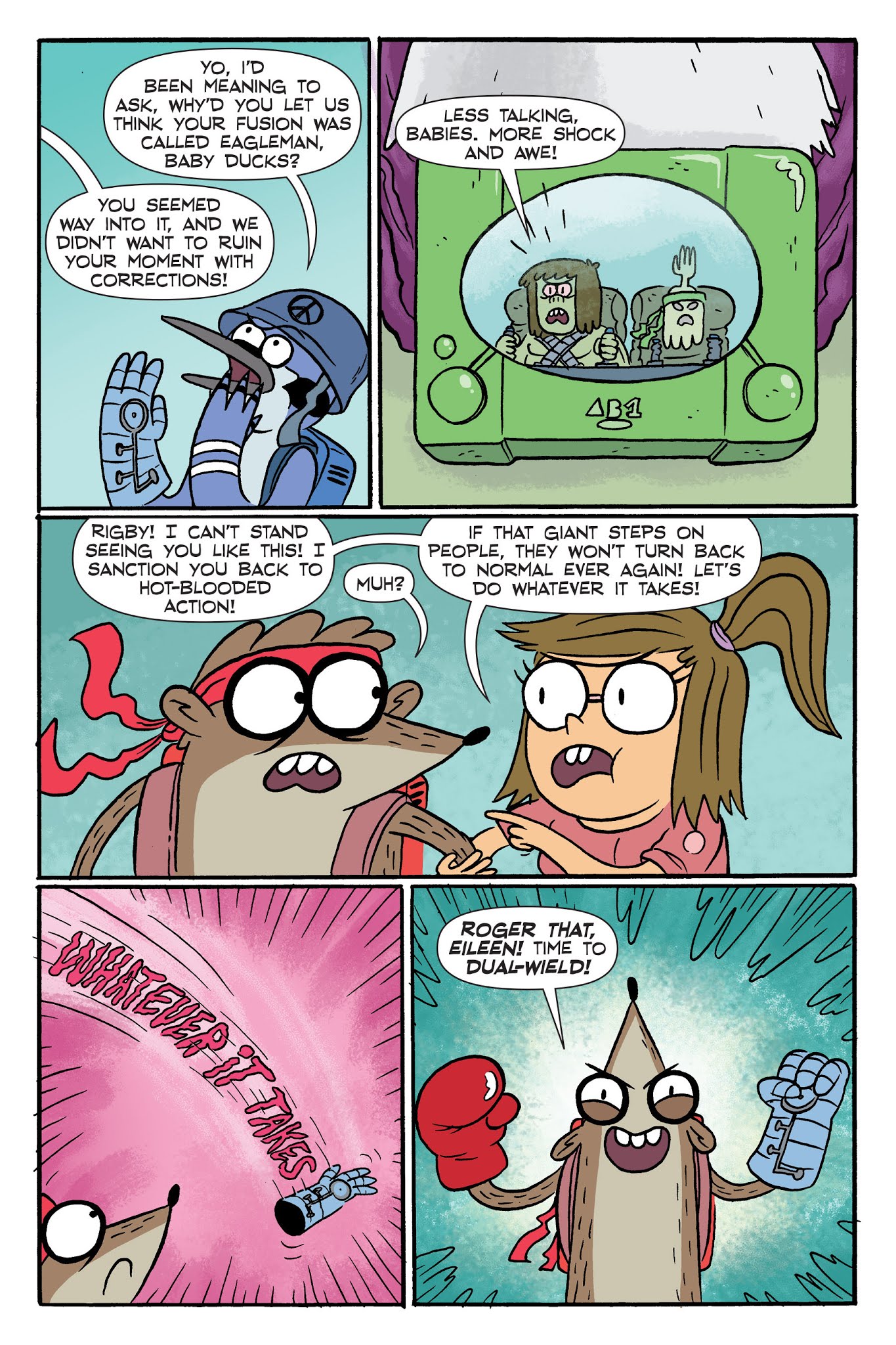 Read online Regular Show: A Clash of Consoles comic -  Issue # TPB (Part 2) - 1