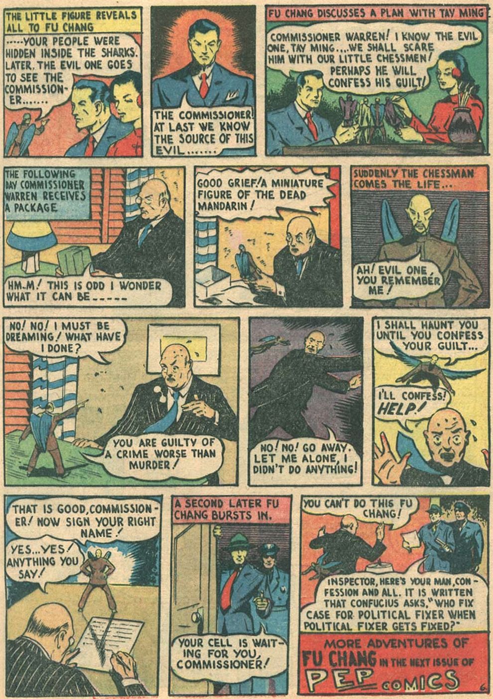 Read online Pep Comics comic -  Issue #8 - 33