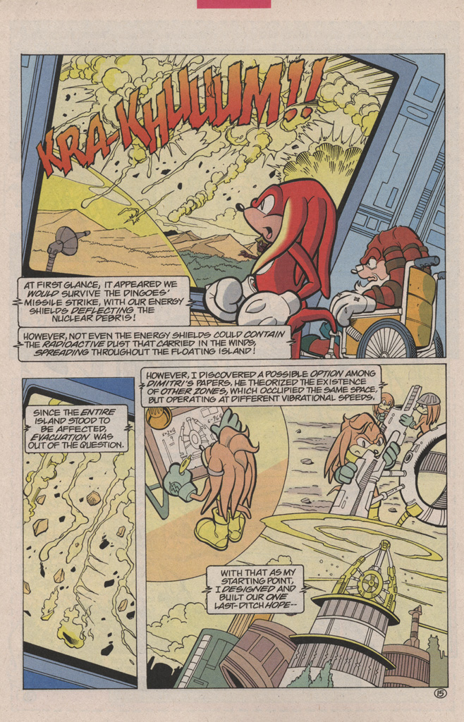 Read online Knuckles the Echidna comic -  Issue #5 - 24