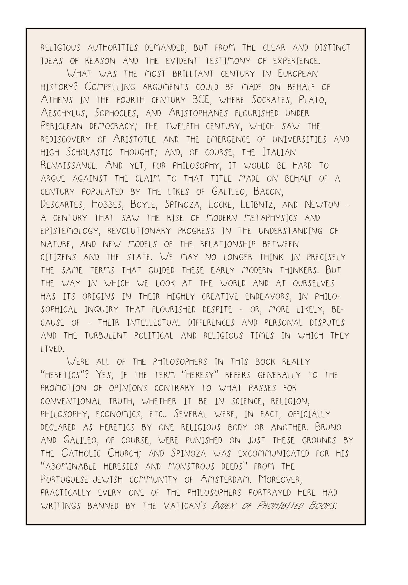 Read online Heretics!: The Wondrous (and Dangerous) Beginnings of Modern Philosophy comic -  Issue # TPB (Part 1) - 5