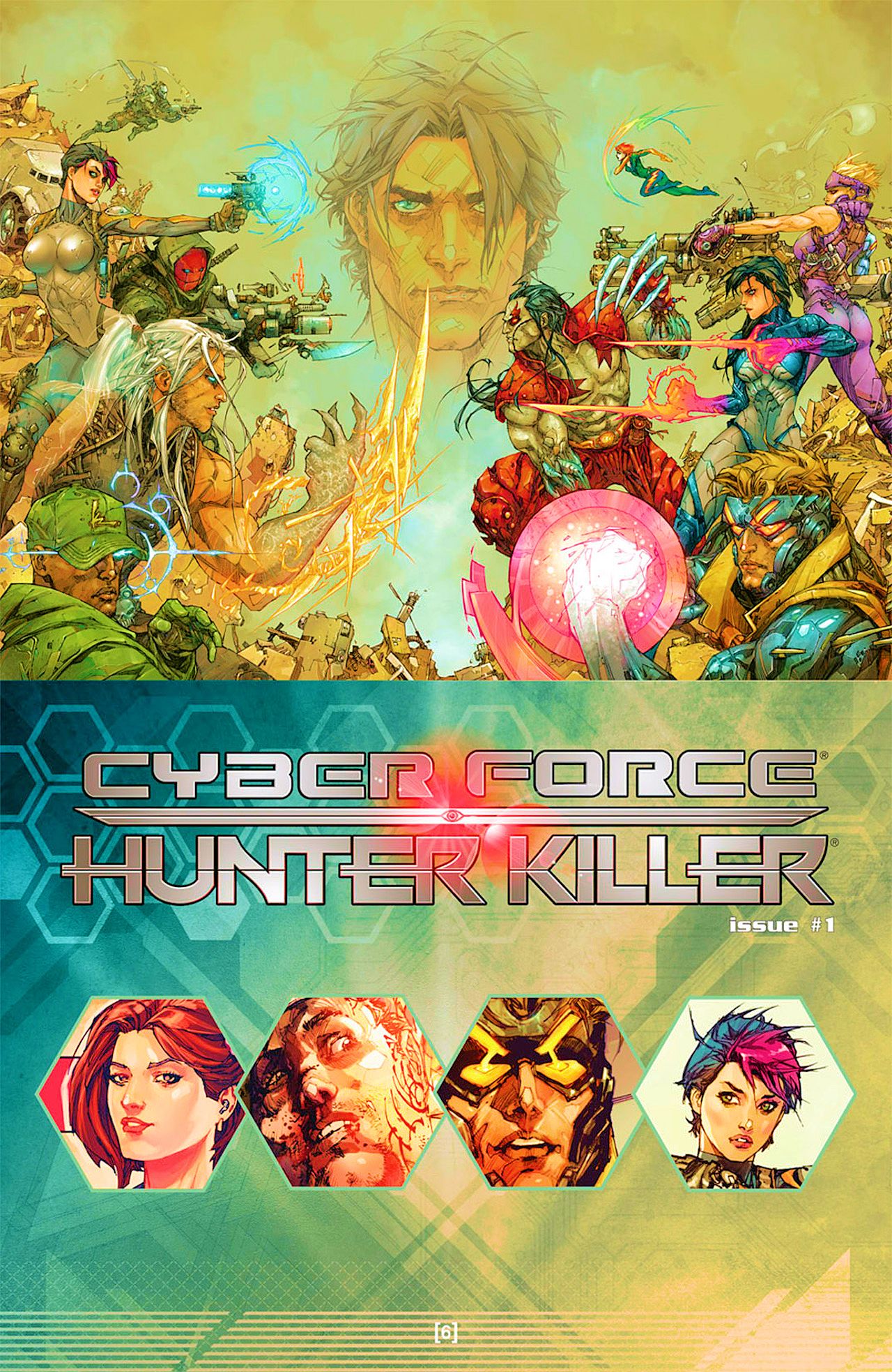Read online CyberForce/Hunter-Killer comic -  Issue #1 - 2