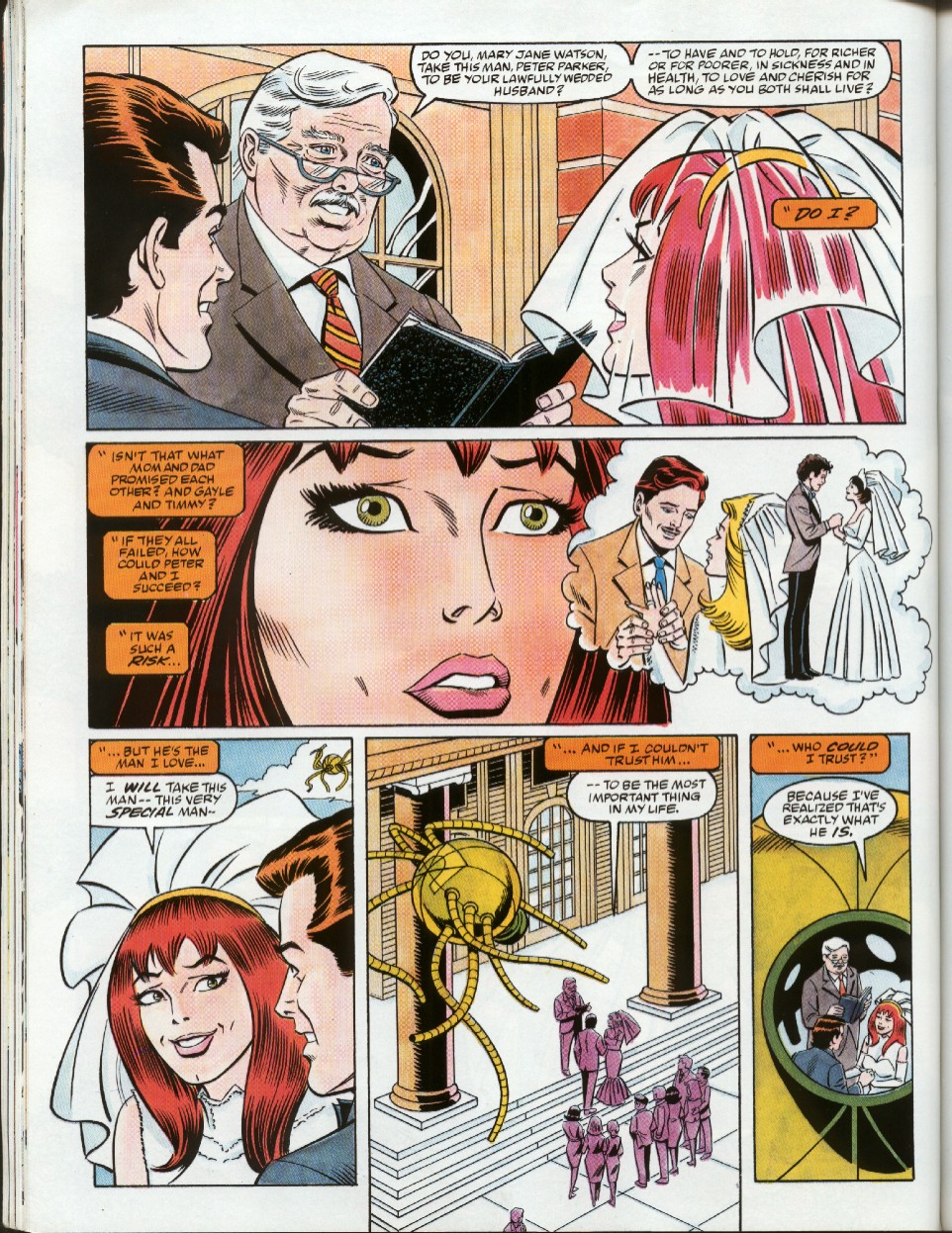 Read online Marvel Graphic Novel comic -  Issue #46 - Spider-Man - Parallel Lives - 46