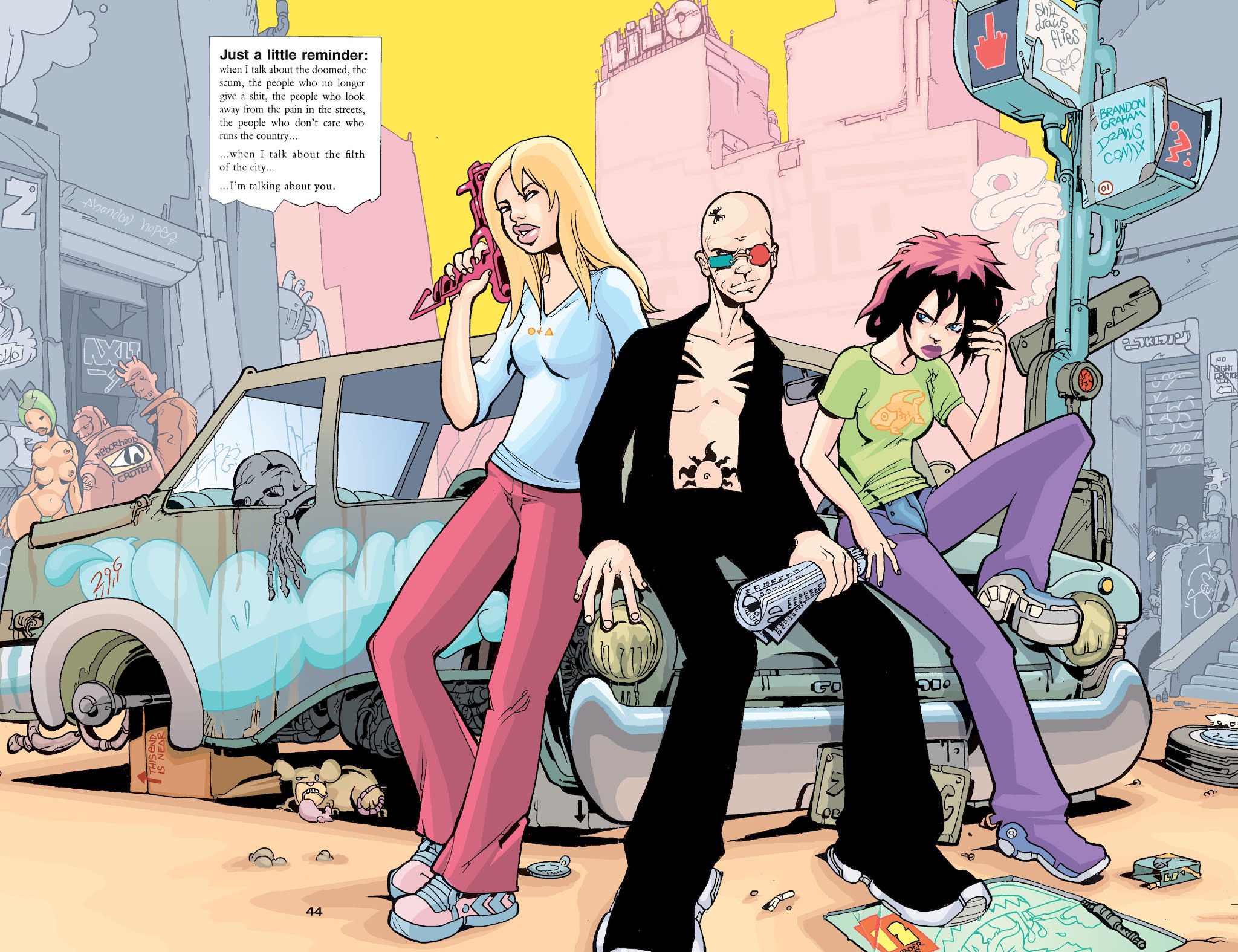 Read online Transmetropolitan comic -  Issue # Issue Filth of the City - 31