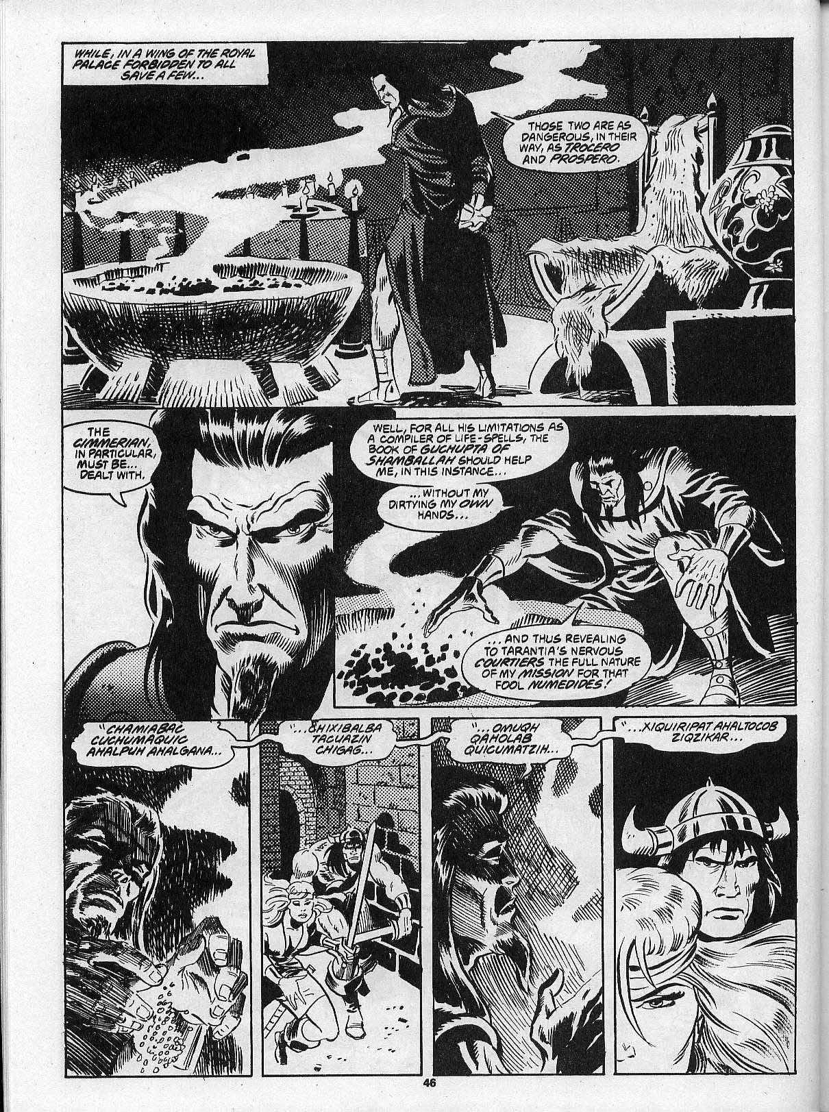 Read online The Savage Sword Of Conan comic -  Issue #201 - 48