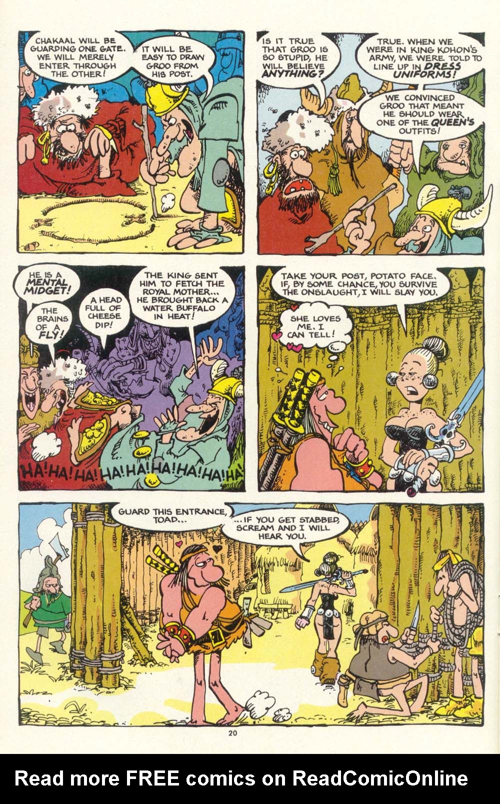Read online Groo the Wanderer comic -  Issue #7 - 21