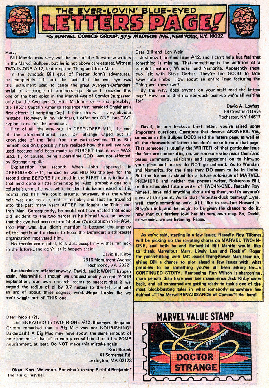 Marvel Two-In-One (1974) issue 14 - Page 20