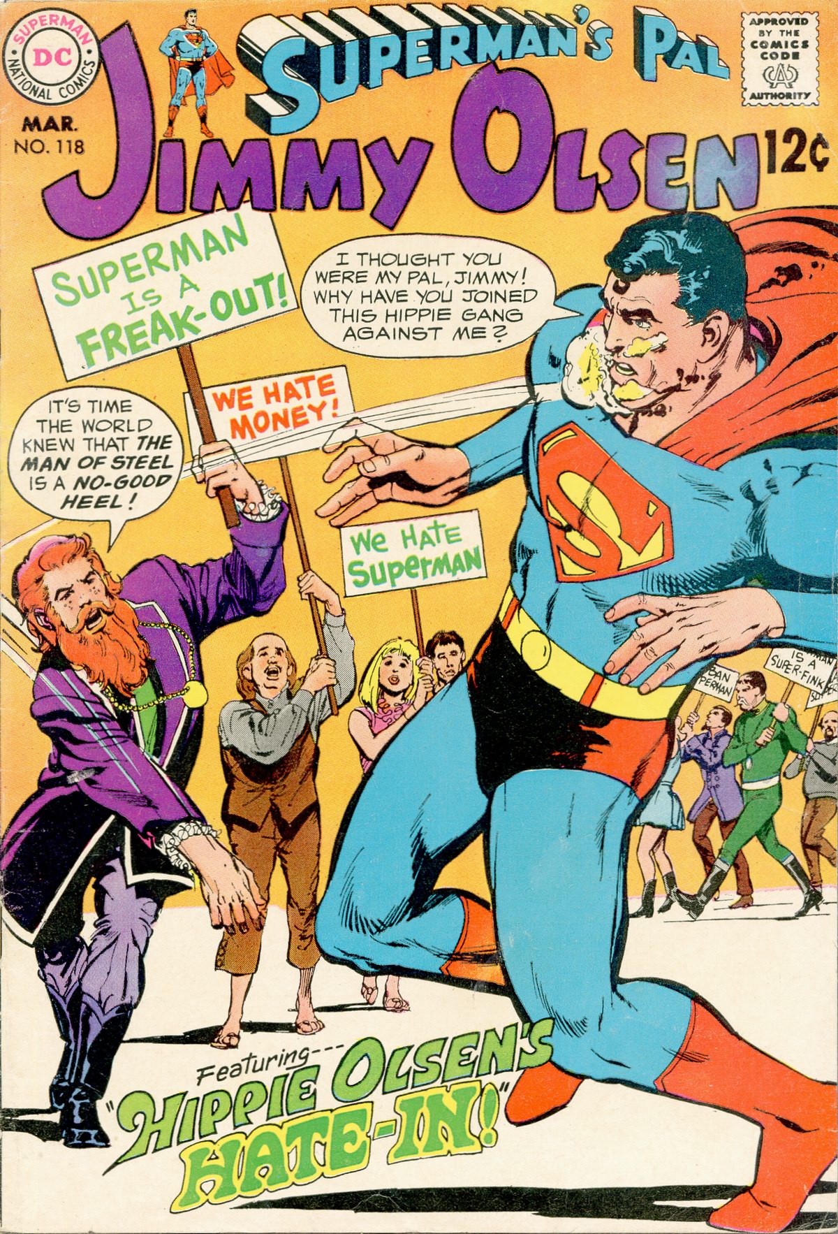 Read online Superman's Pal Jimmy Olsen comic -  Issue #118 - 1