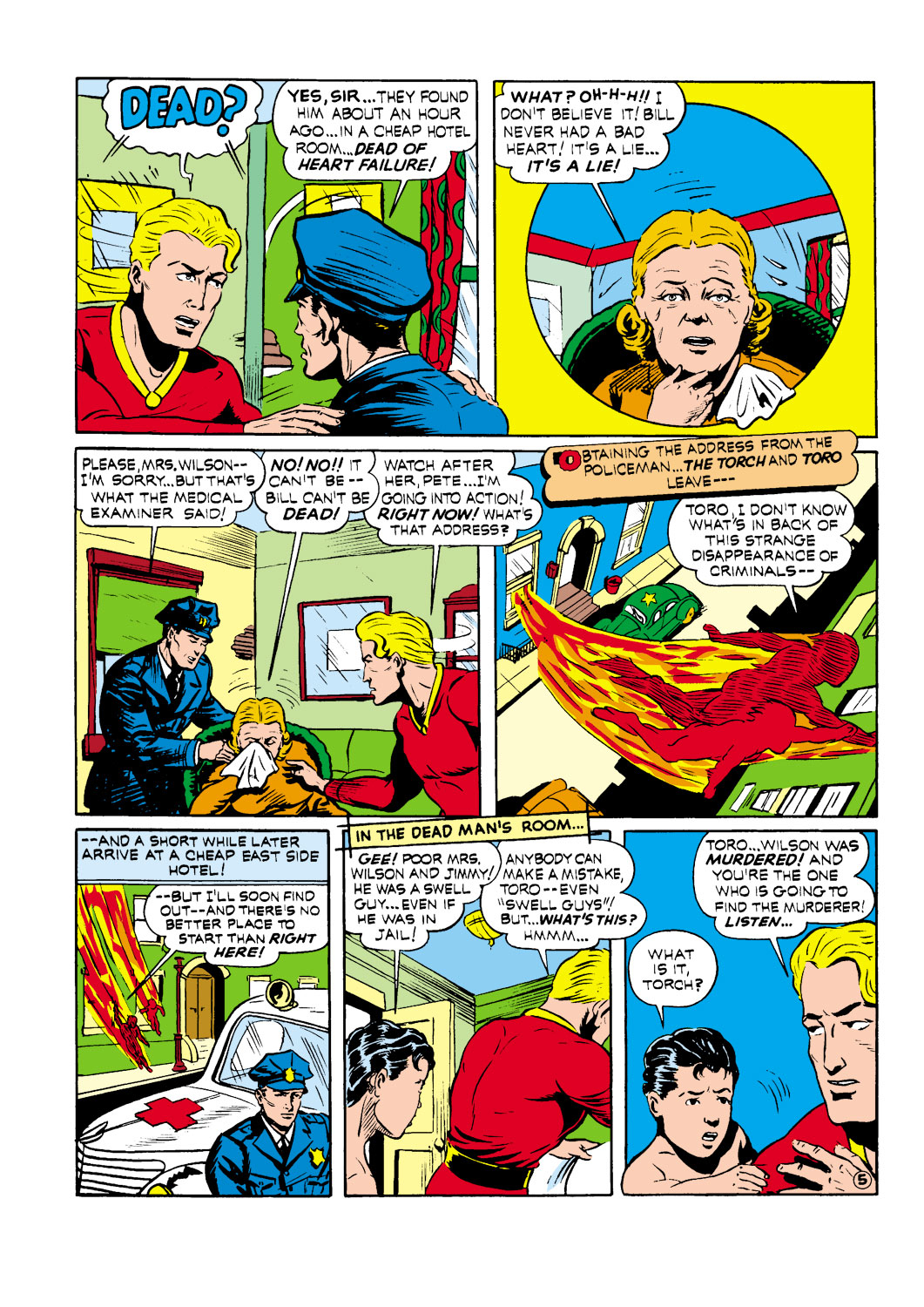 Read online The Human Torch (1940) comic -  Issue #4 - 7