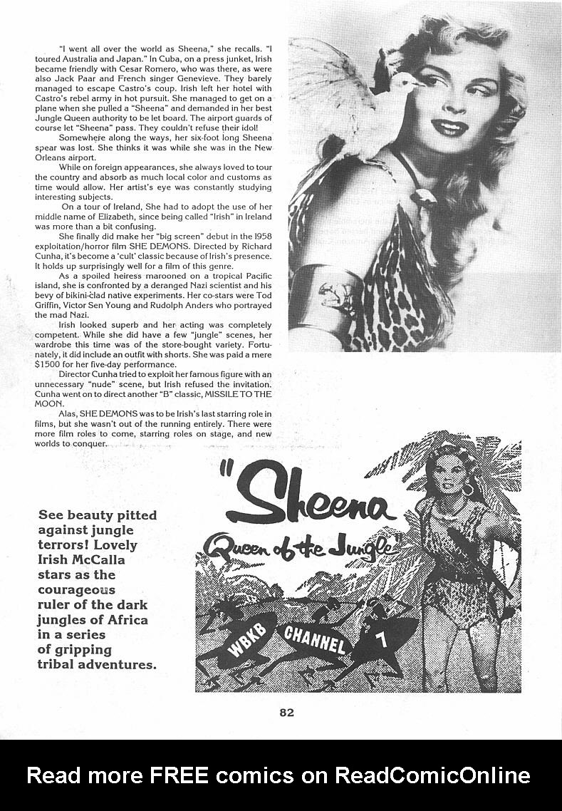 Read online TV's Original Sheena Irish McCalla comic -  Issue # TPB - 84