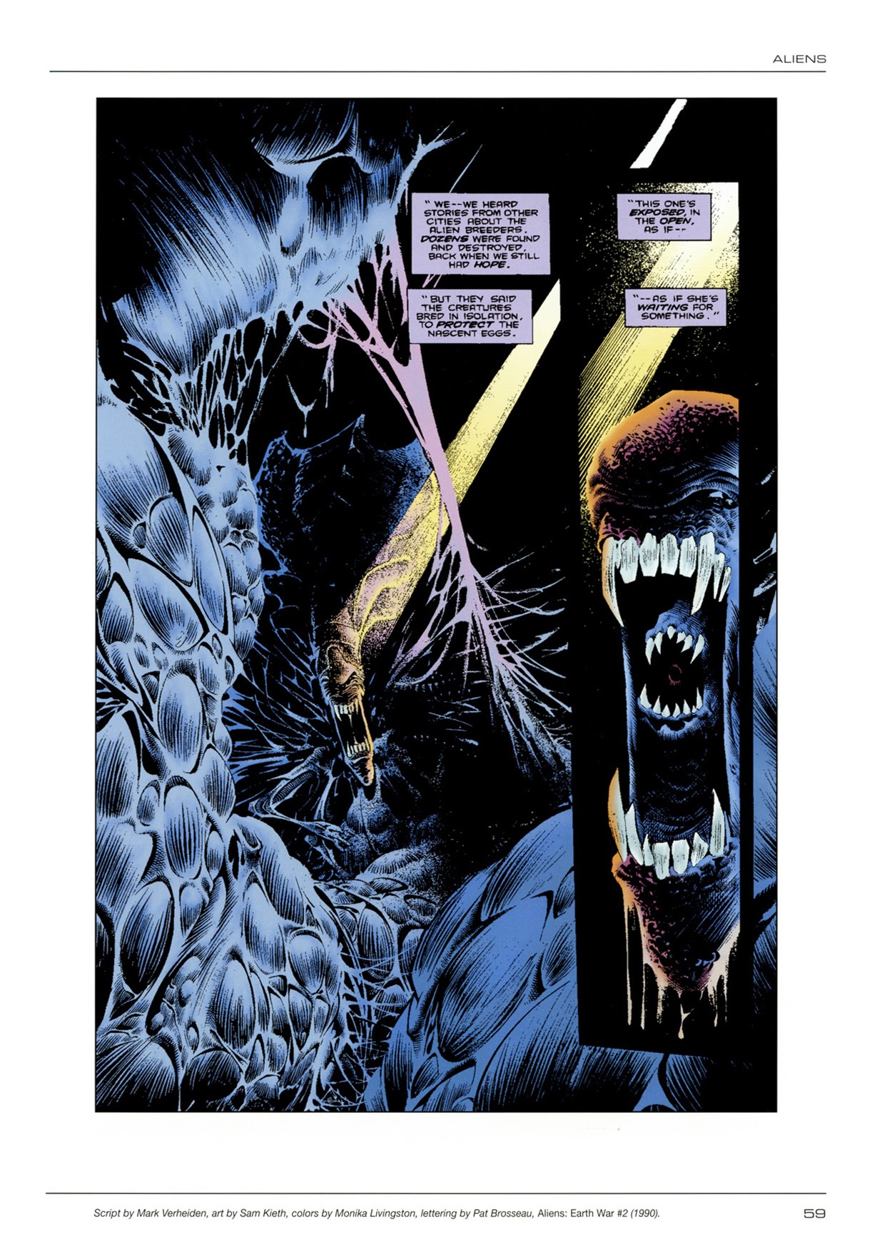 Read online Aliens/Predator: Panel to Panel comic -  Issue # TPB (Part 1) - 54