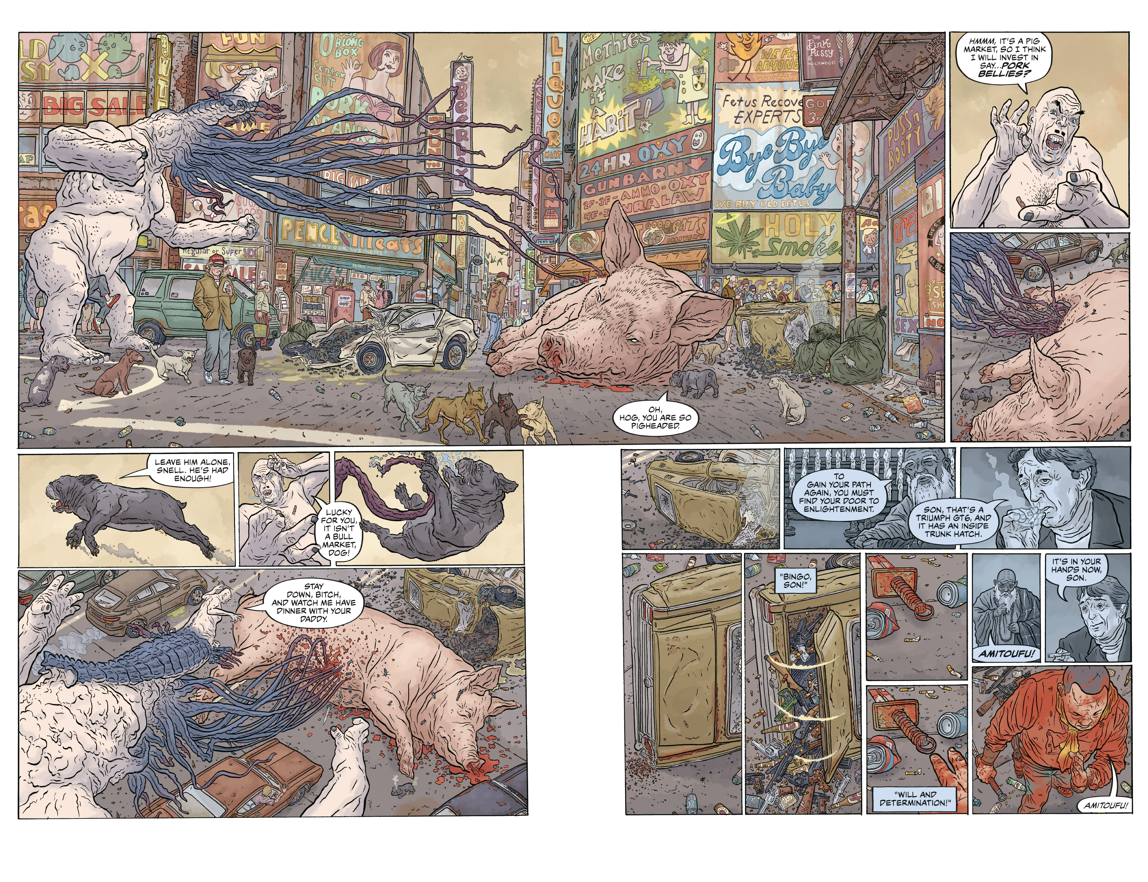 Read online Shaolin Cowboy: Cruel to Be Kin comic -  Issue #7 - 22