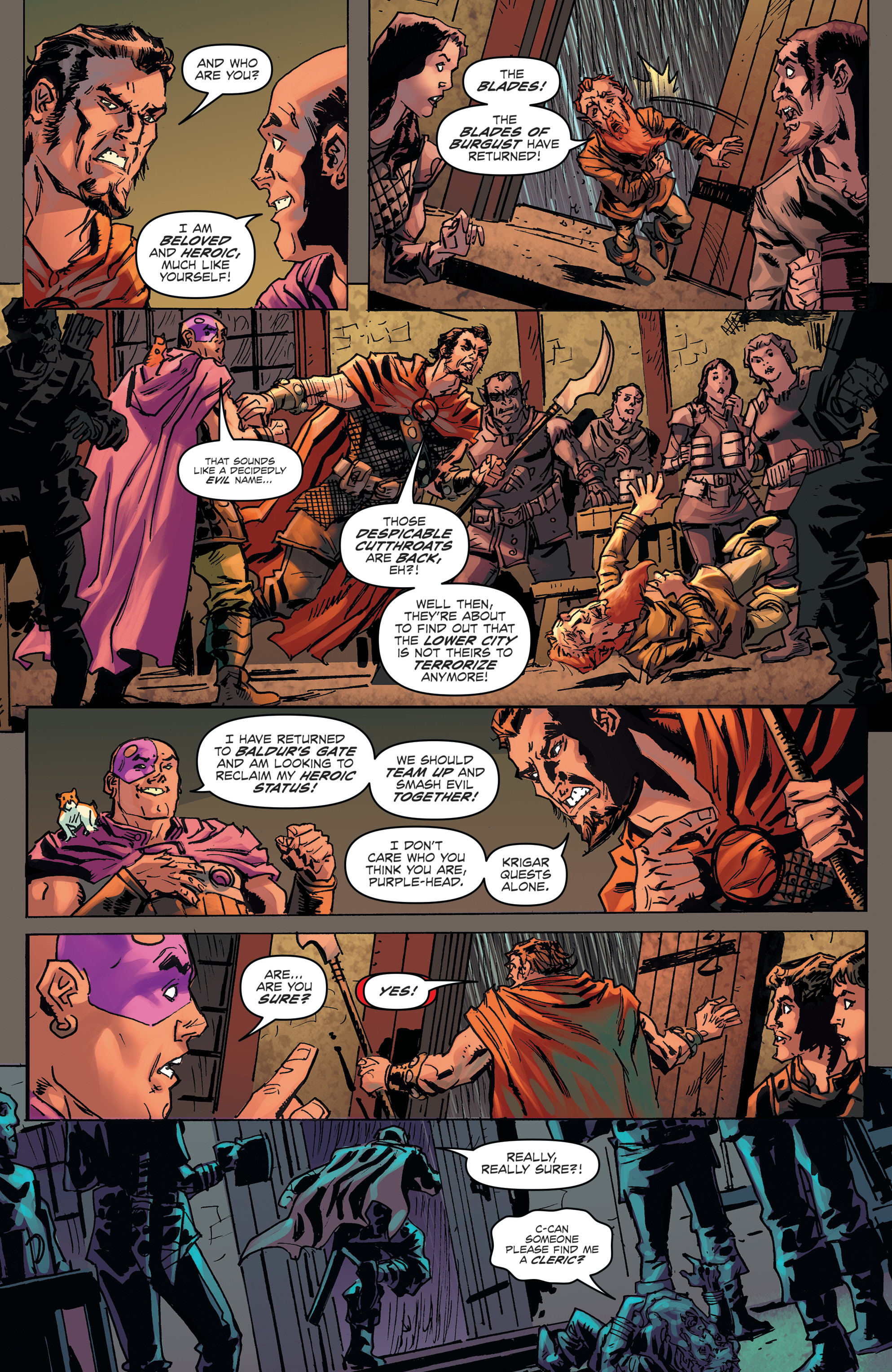 Read online Dungeons & Dragons: Evil At Baldur's Gate comic -  Issue # _TPB - 13