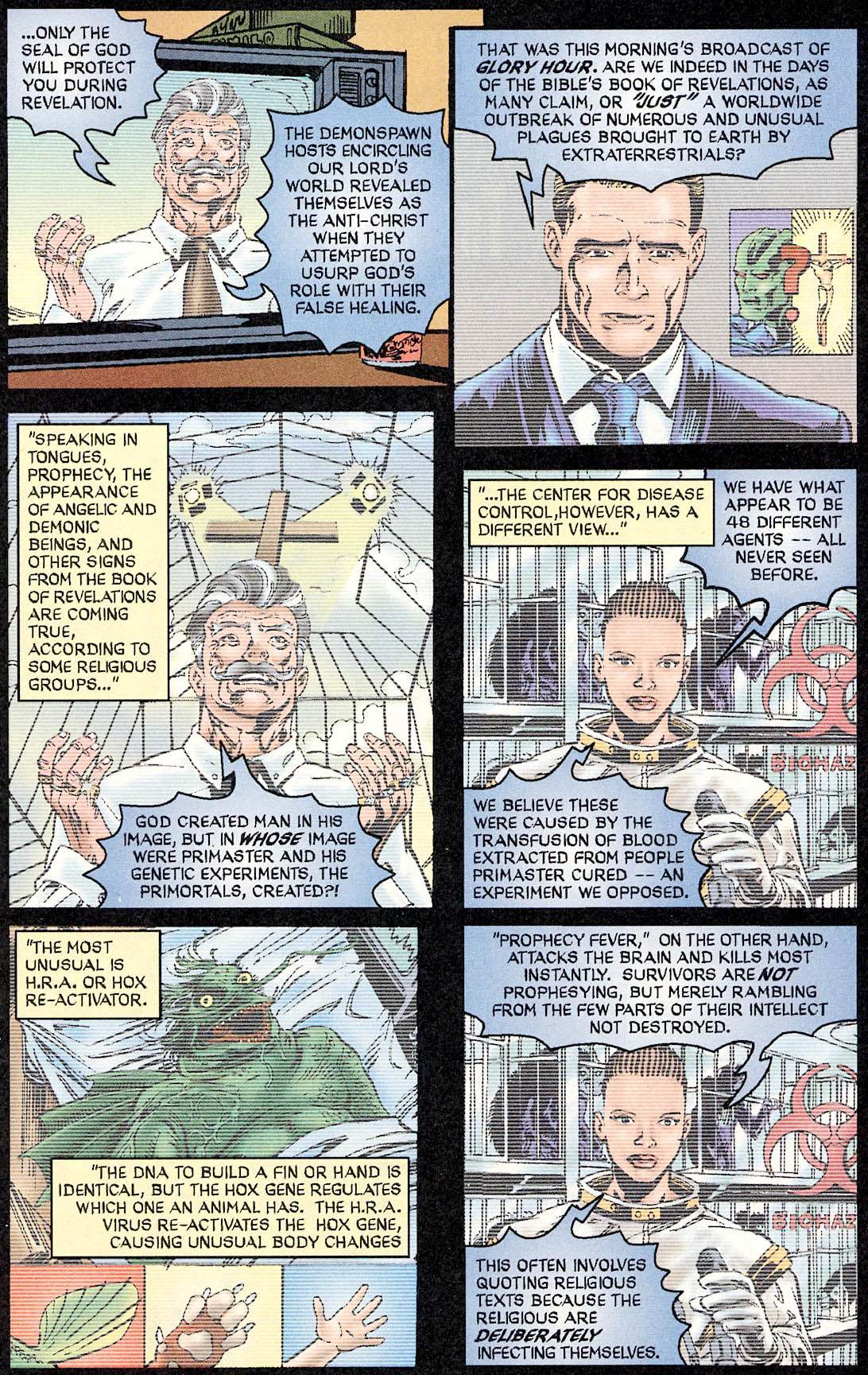 Read online Leonard Nimoy's Primortals (1996) comic -  Issue #4 - 7