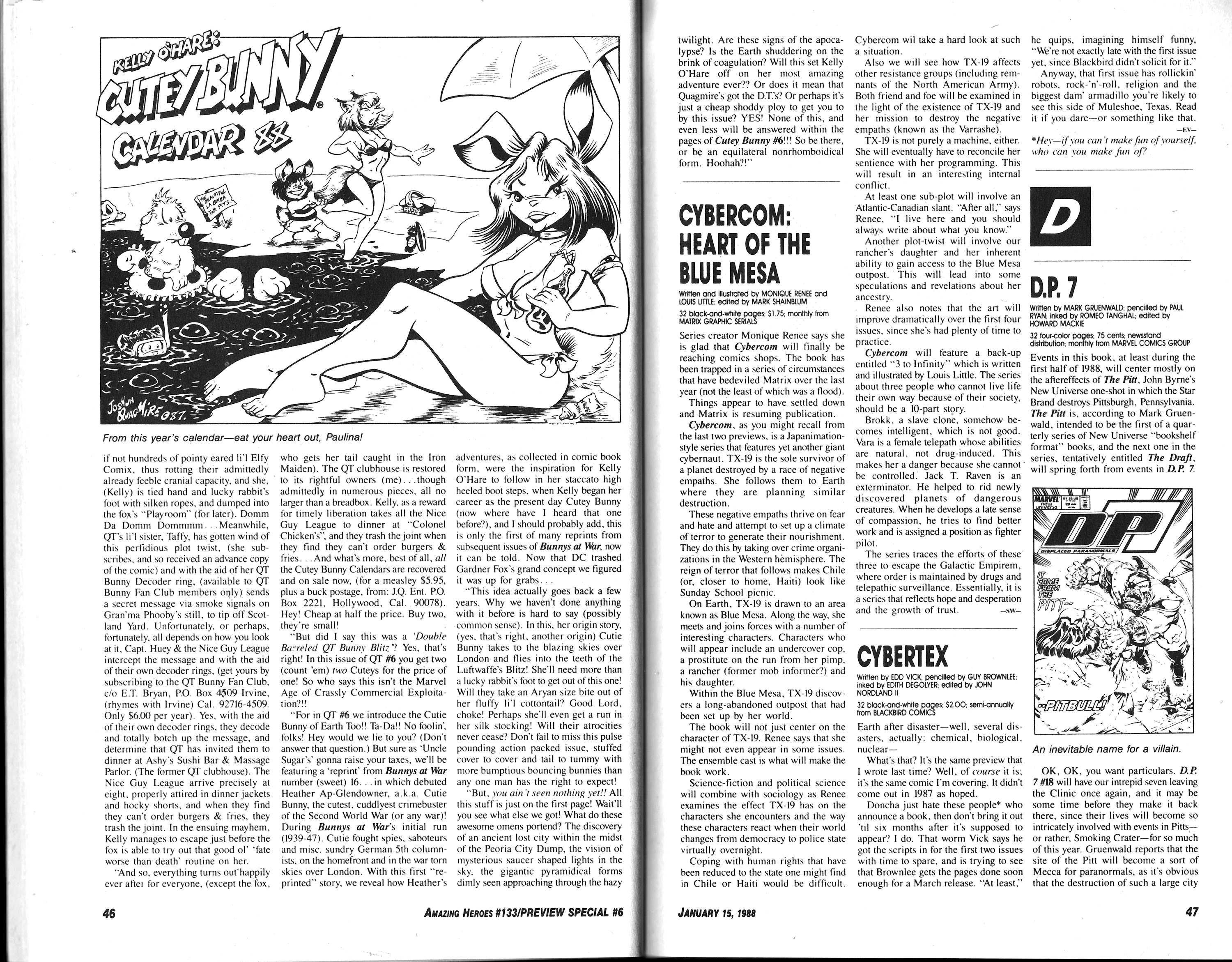 Read online Amazing Heroes comic -  Issue #133 - 25