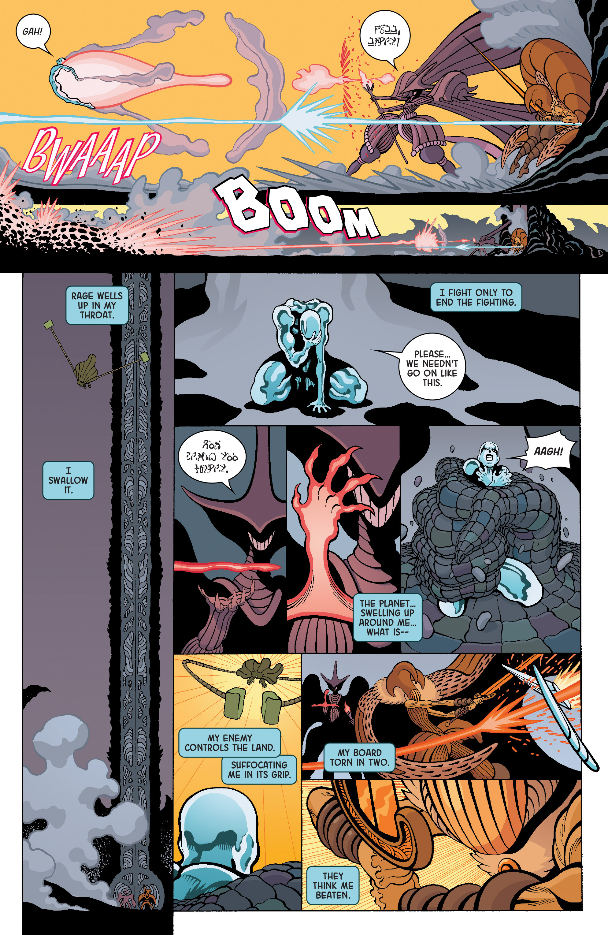 Read online Silver Surfer: Black comic -  Issue # _Director_s_Cut - 17