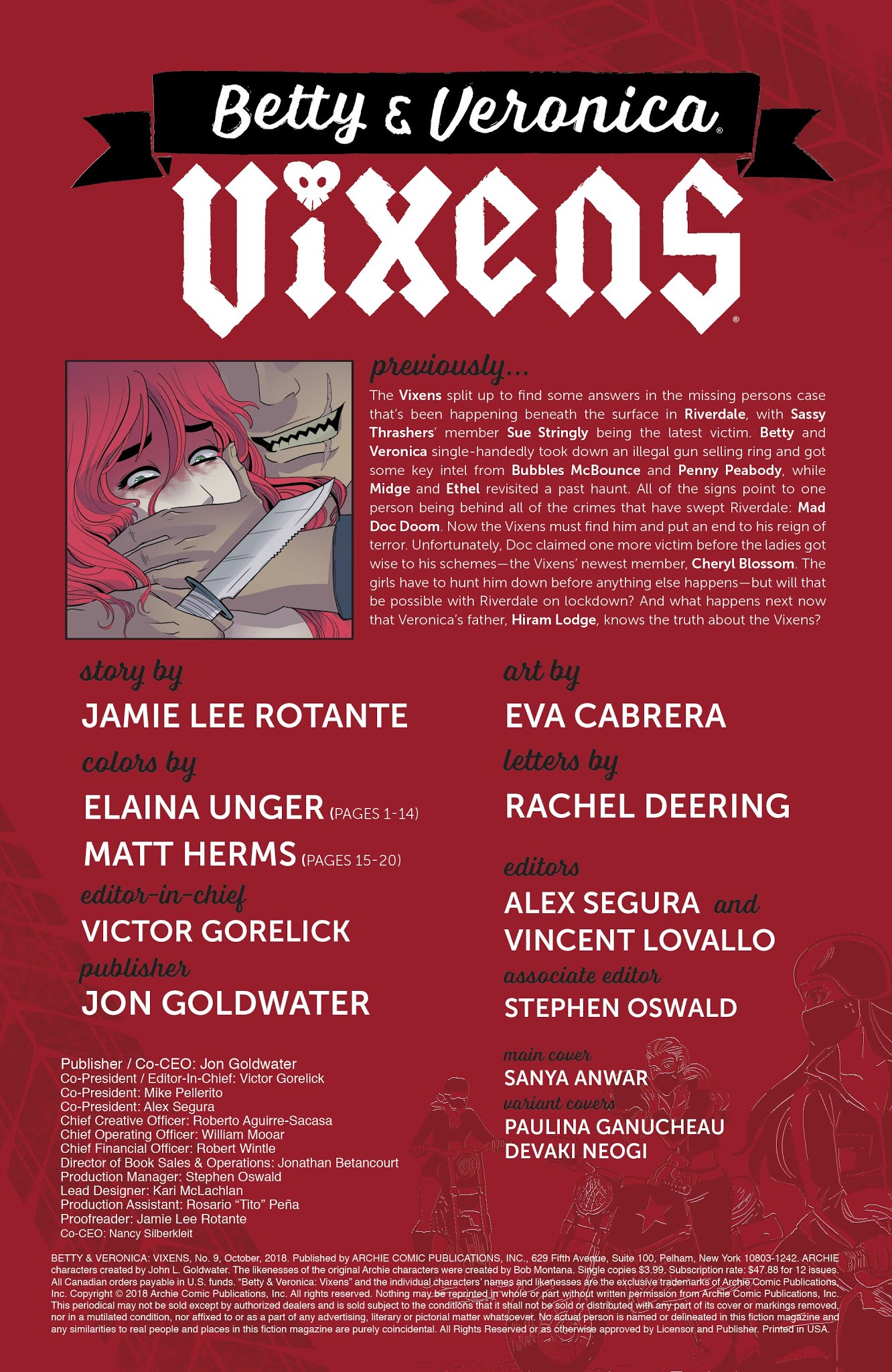 Read online Betty & Veronica: Vixens comic -  Issue #9 - 2