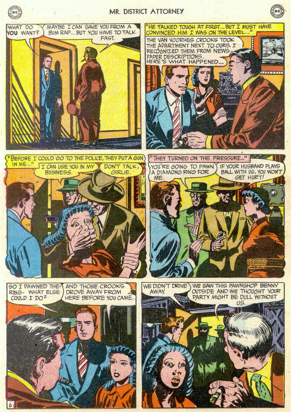 Read online Mr. District Attorney comic -  Issue #6 - 20