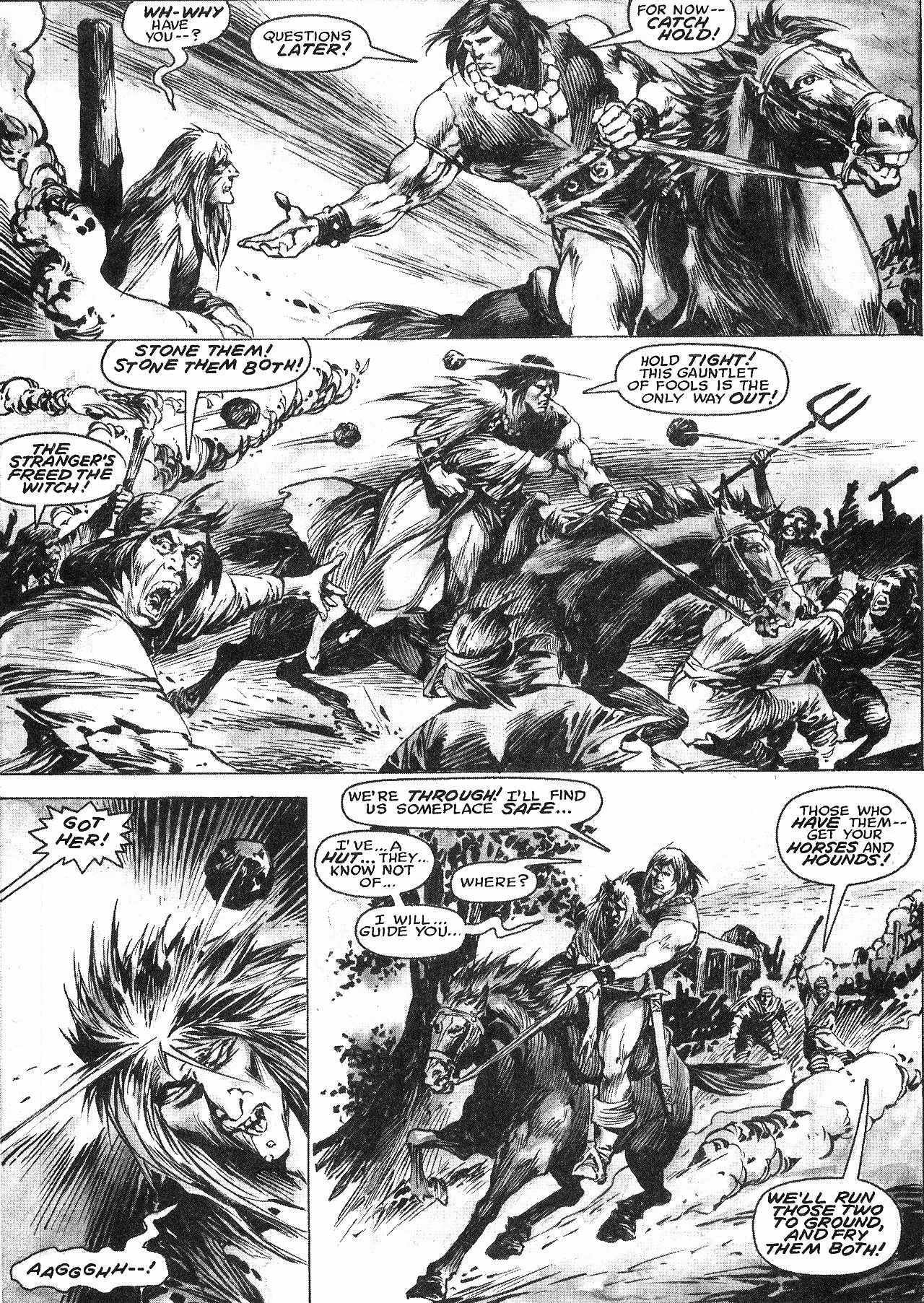 Read online The Savage Sword Of Conan comic -  Issue #208 - 11