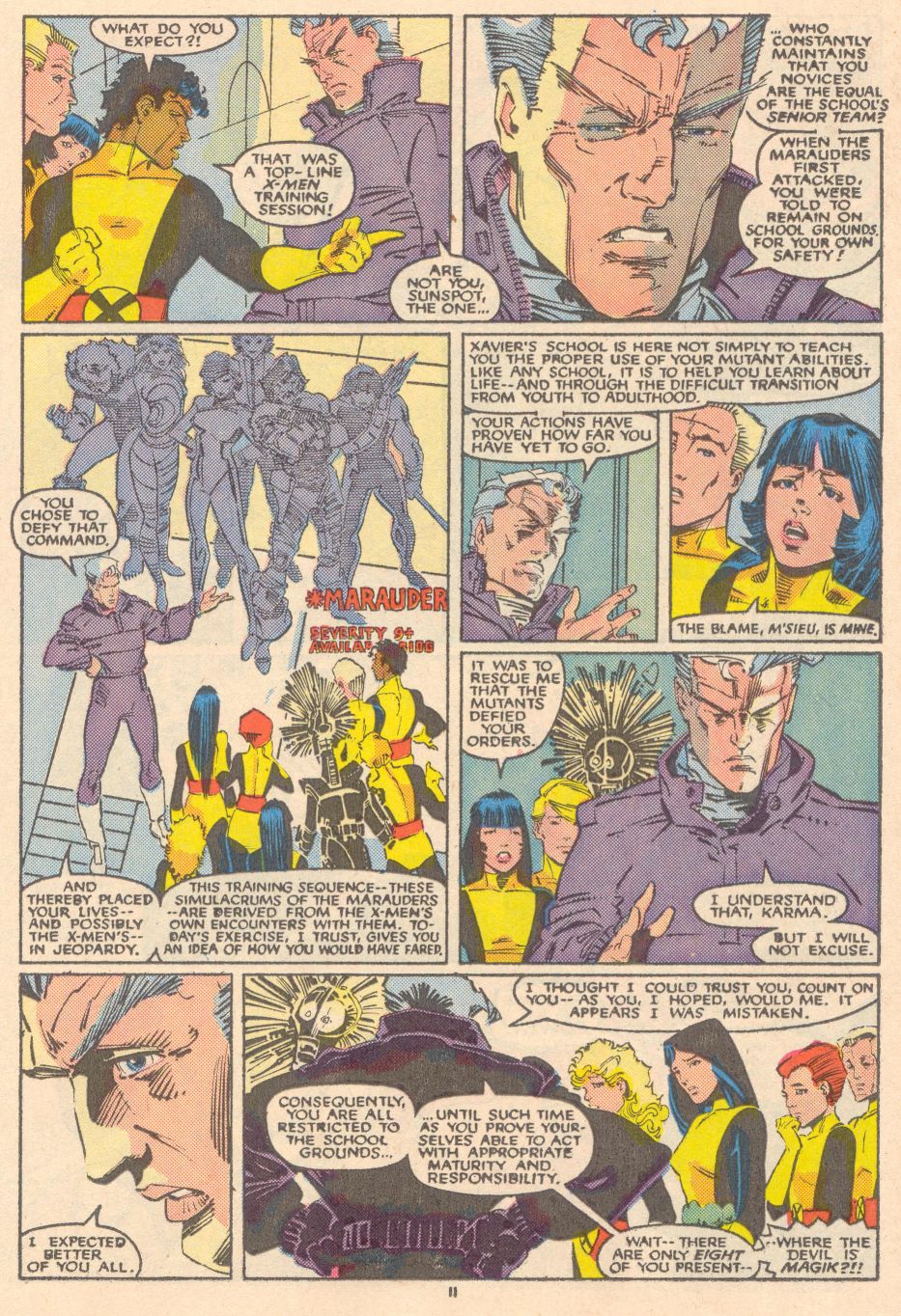 The New Mutants Issue #52 #59 - English 12