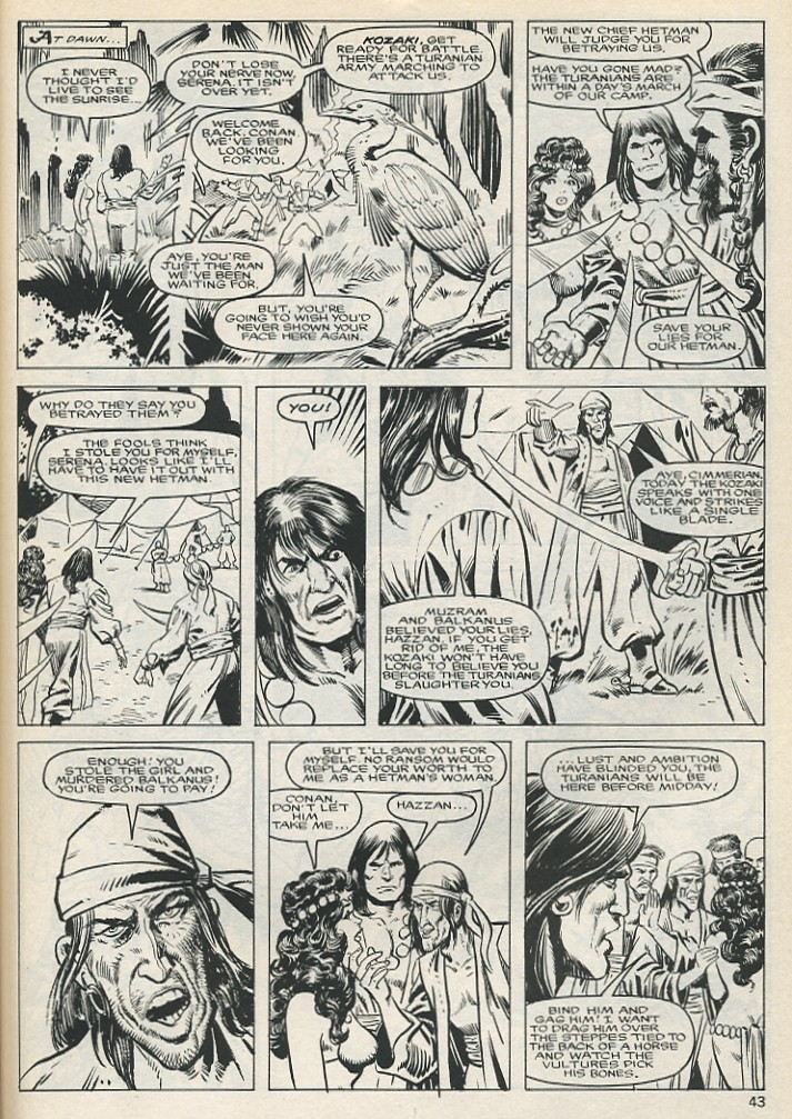 Read online The Savage Sword Of Conan comic -  Issue #131 - 43