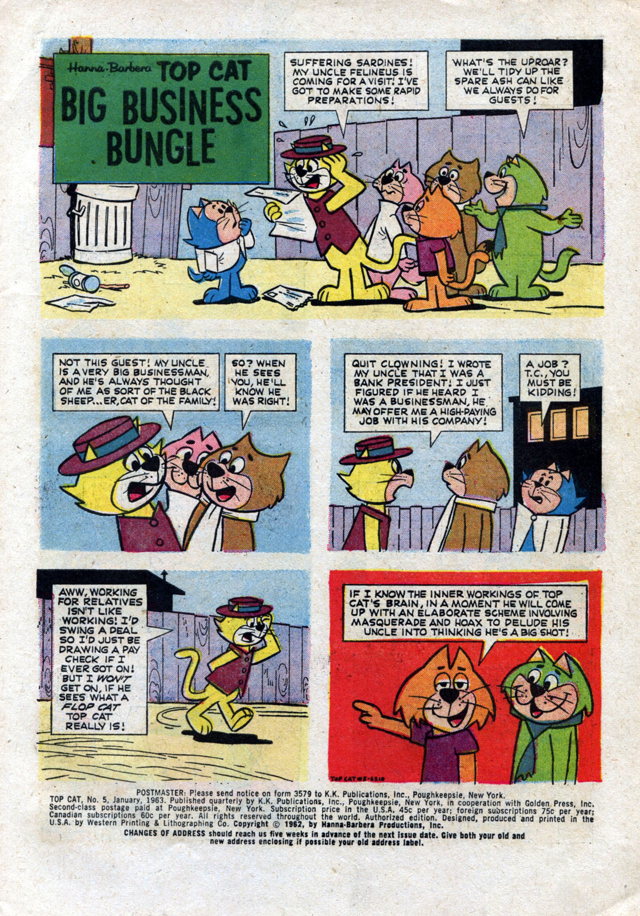 Read online Top Cat (1962) comic -  Issue #5 - 3
