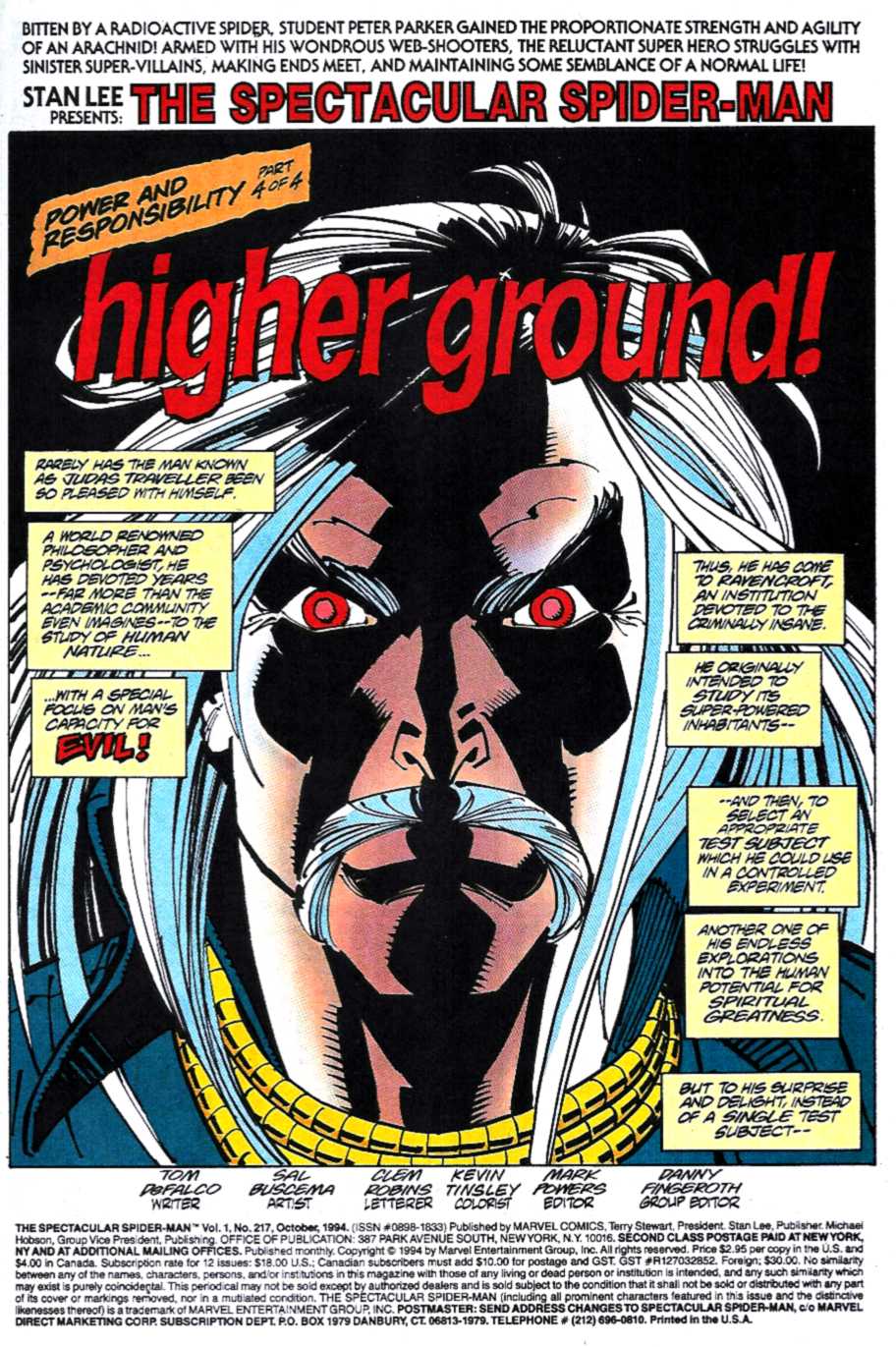 Read online The Spectacular Spider-Man (1976) comic -  Issue #217 - 2