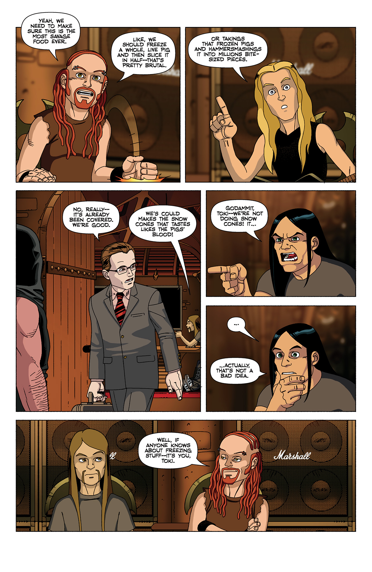 Read online Dethklok comic -  Issue #1 - 8