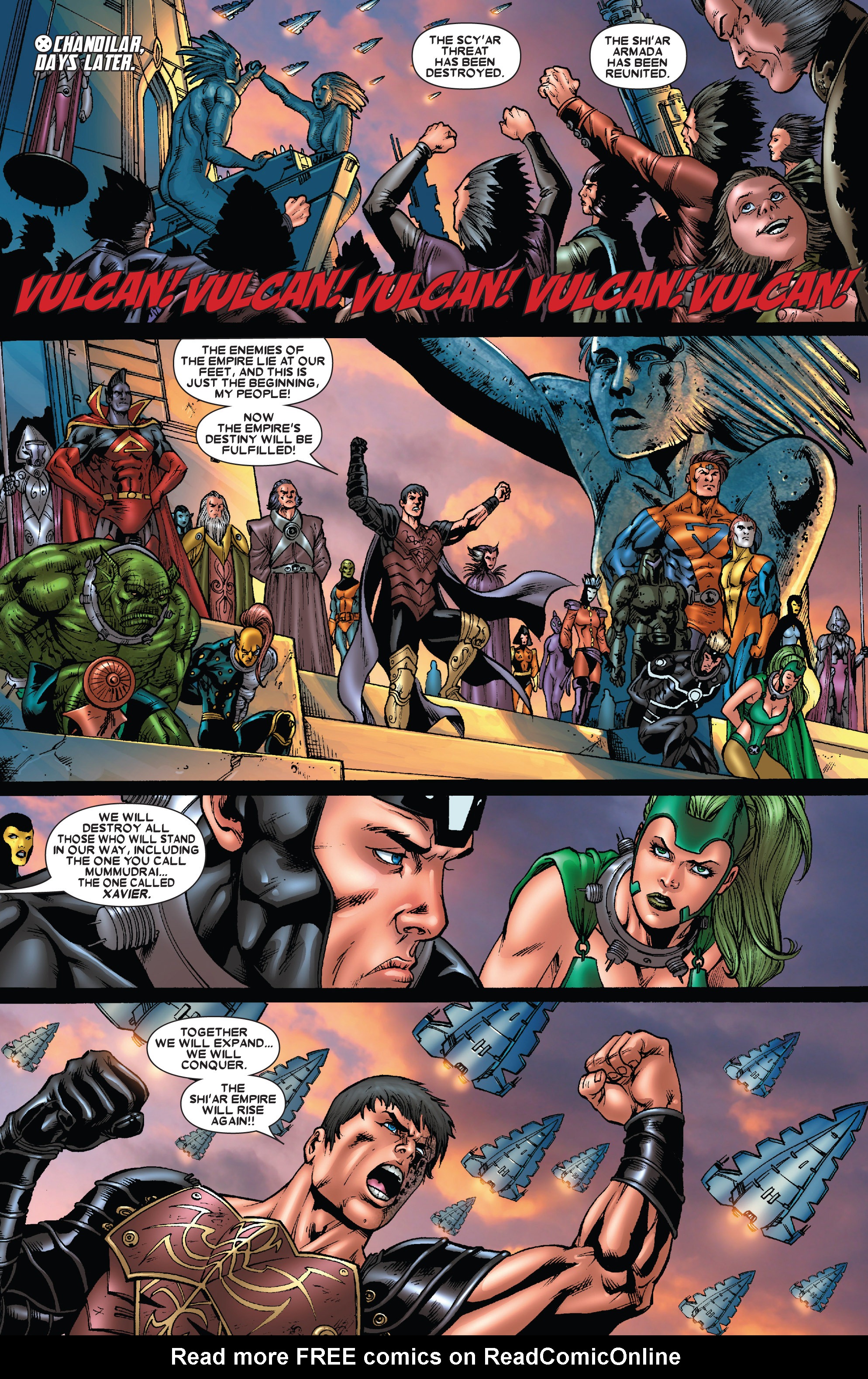 Read online X-Men: Emperor Vulcan comic -  Issue #5 - 24