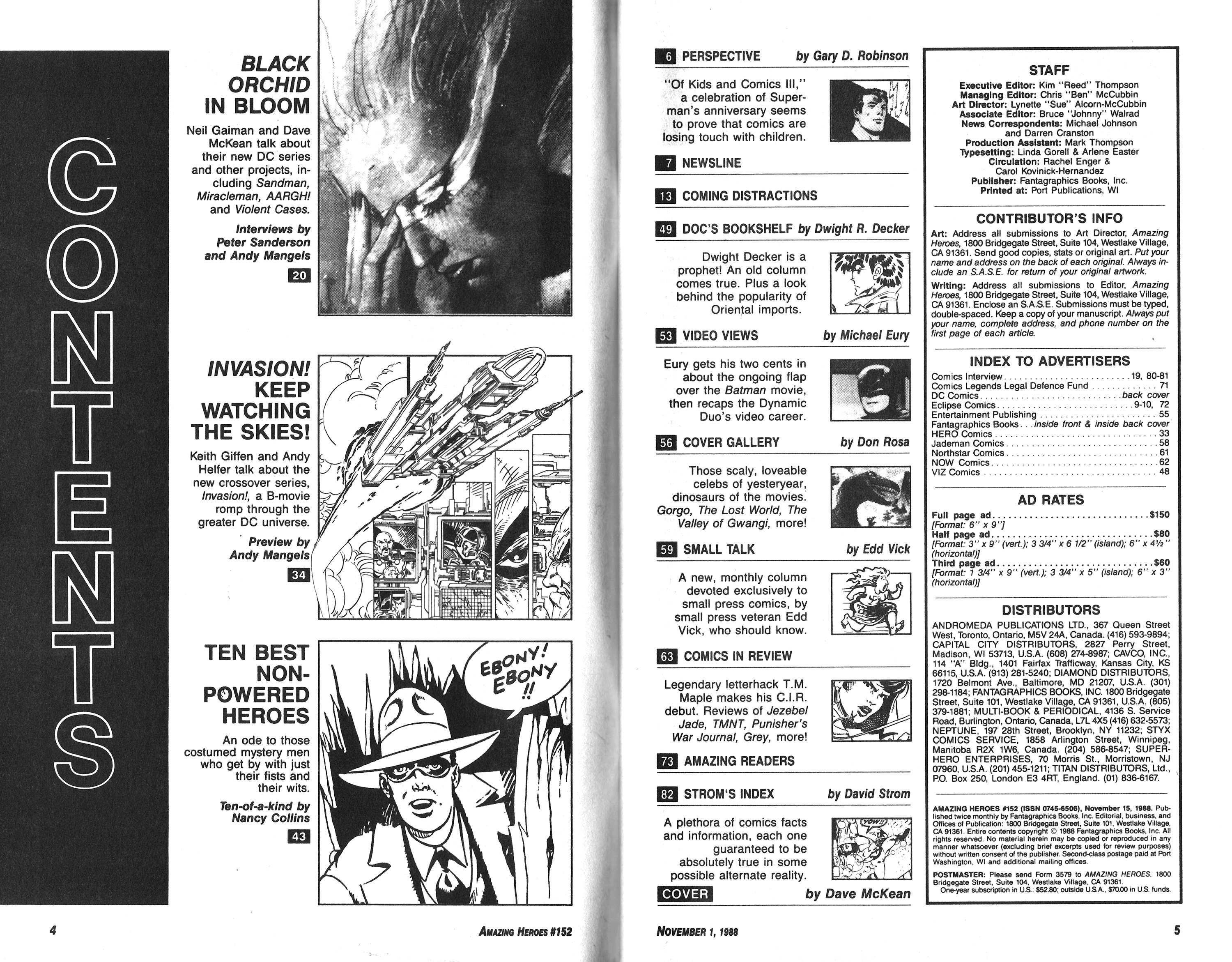 Read online Amazing Heroes comic -  Issue #152 - 3