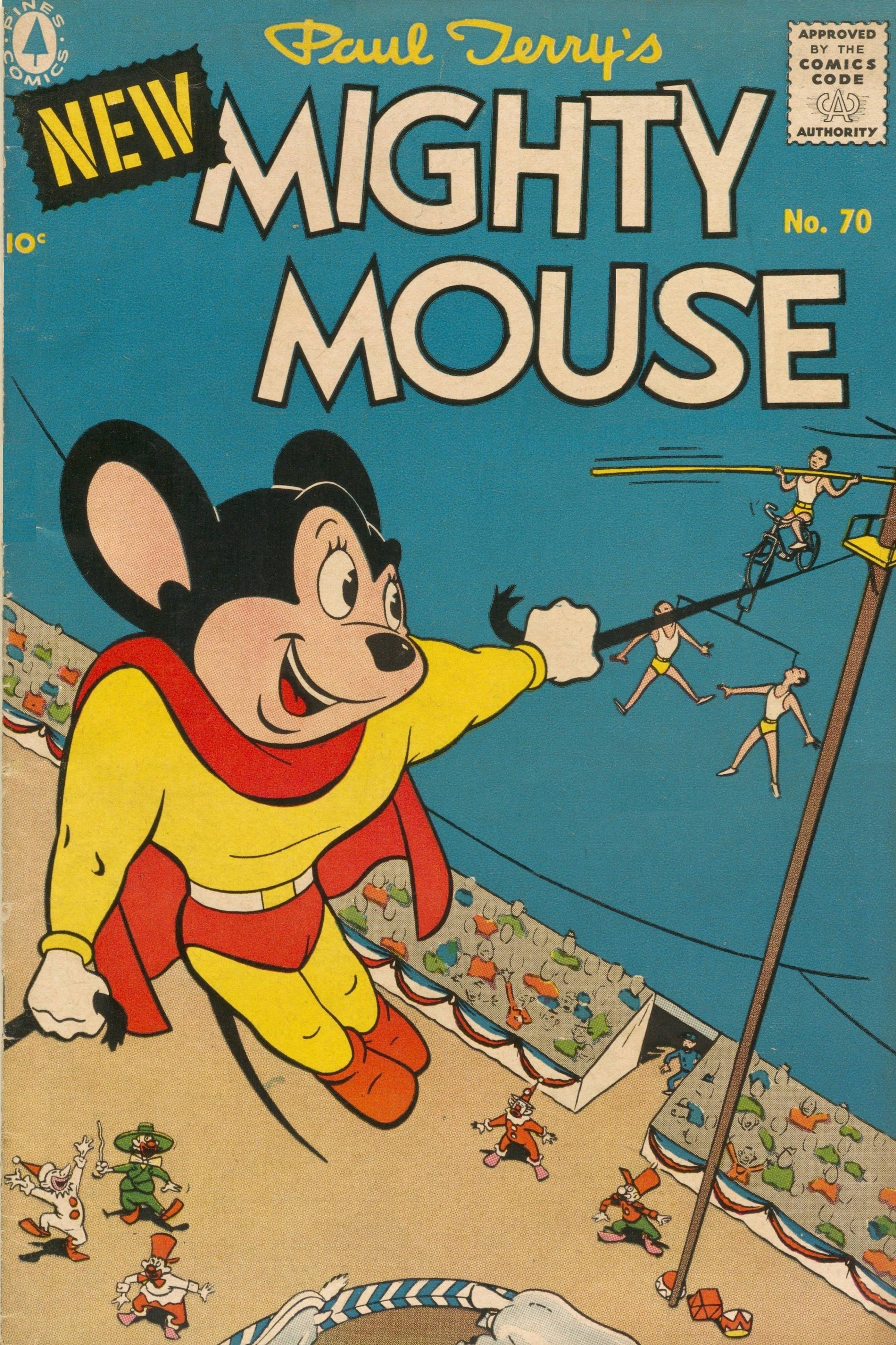 Read online Paul Terry's Mighty Mouse Comics comic -  Issue #70 - 1