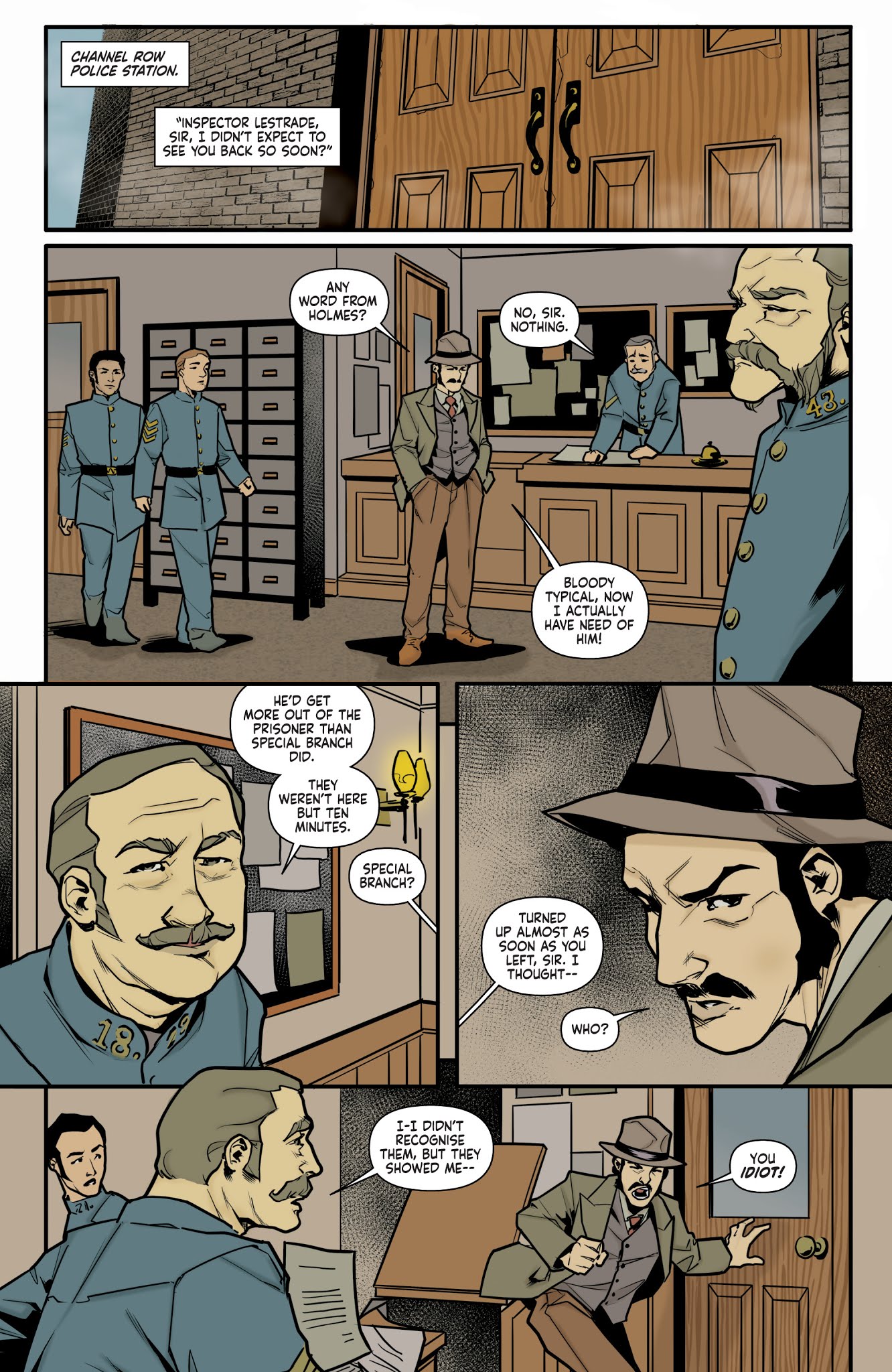 Read online Sherlock Holmes: The Vanishing Man comic -  Issue #2 - 16