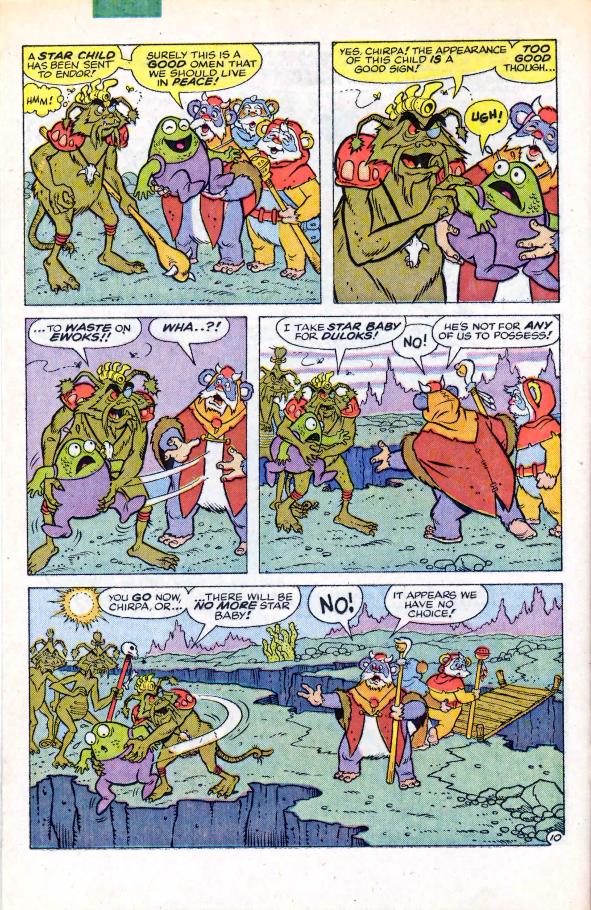 Read online Ewoks (1987) comic -  Issue #10 - 11