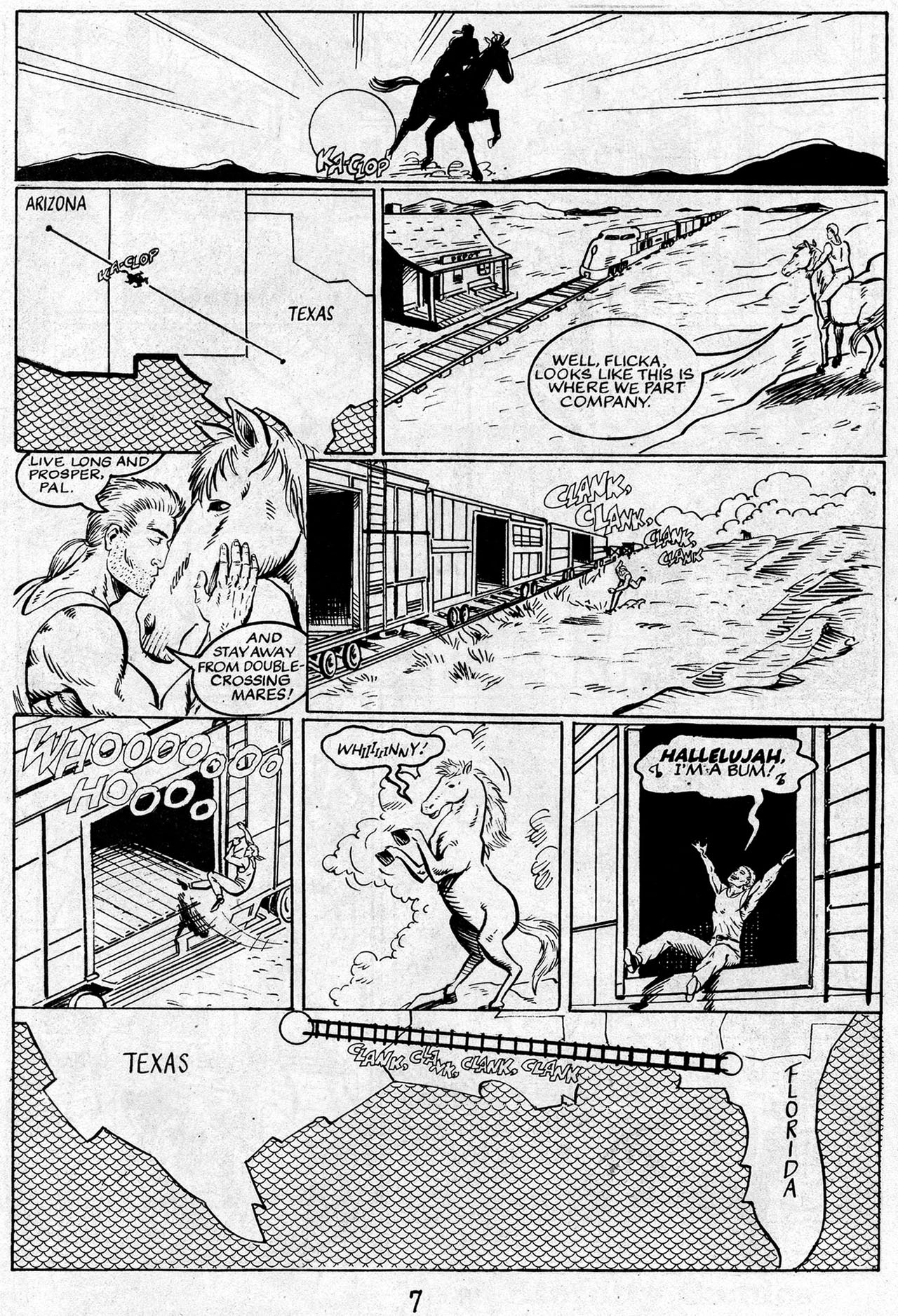 Read online Apache Dick comic -  Issue #2 - 9