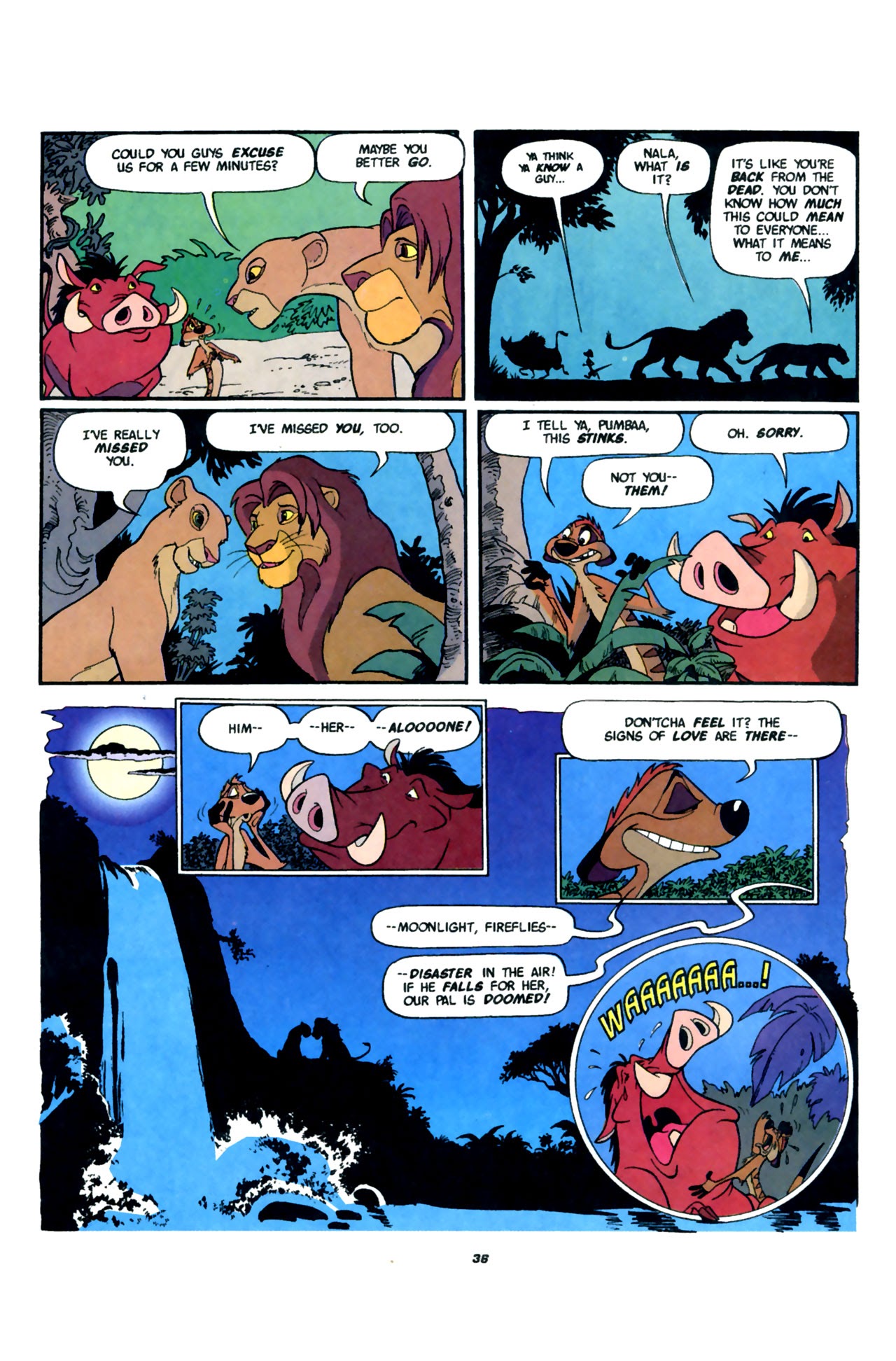 Read online Disney's The Lion King comic -  Issue #1 - 38