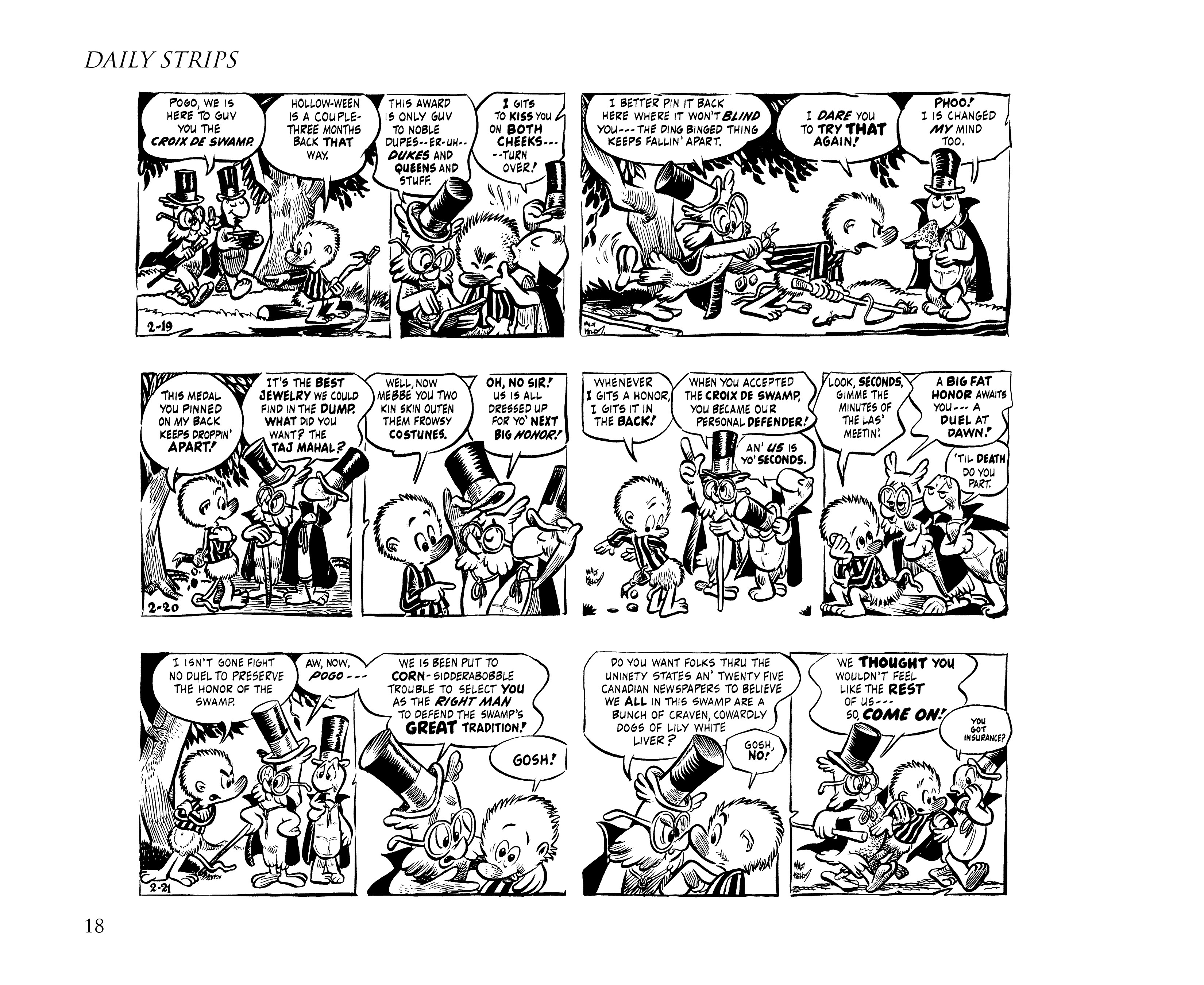 Read online Pogo by Walt Kelly: The Complete Syndicated Comic Strips comic -  Issue # TPB 2 (Part 1) - 36