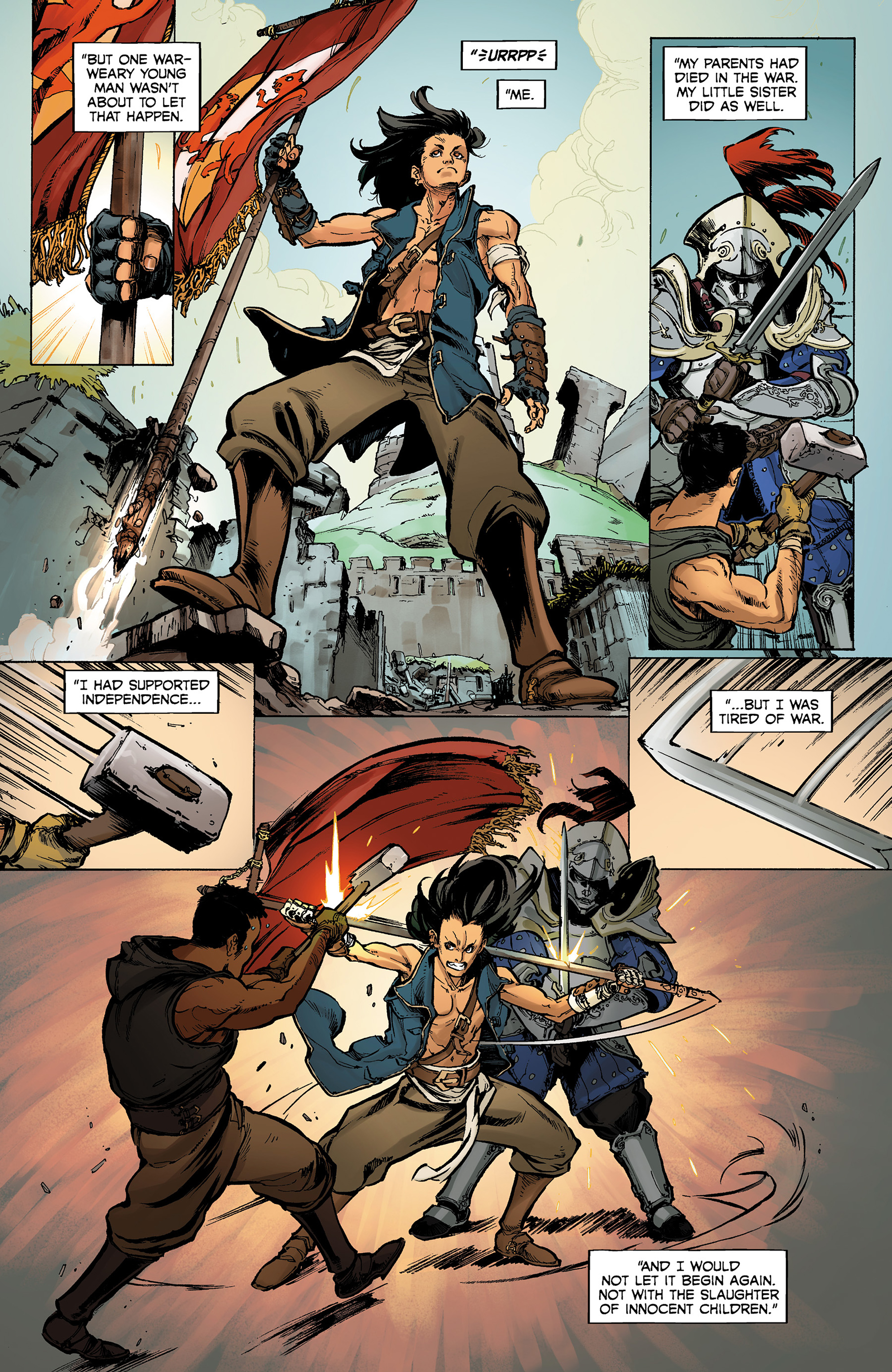 Read online Dragon Age: Knight Errant comic -  Issue #1 - 4