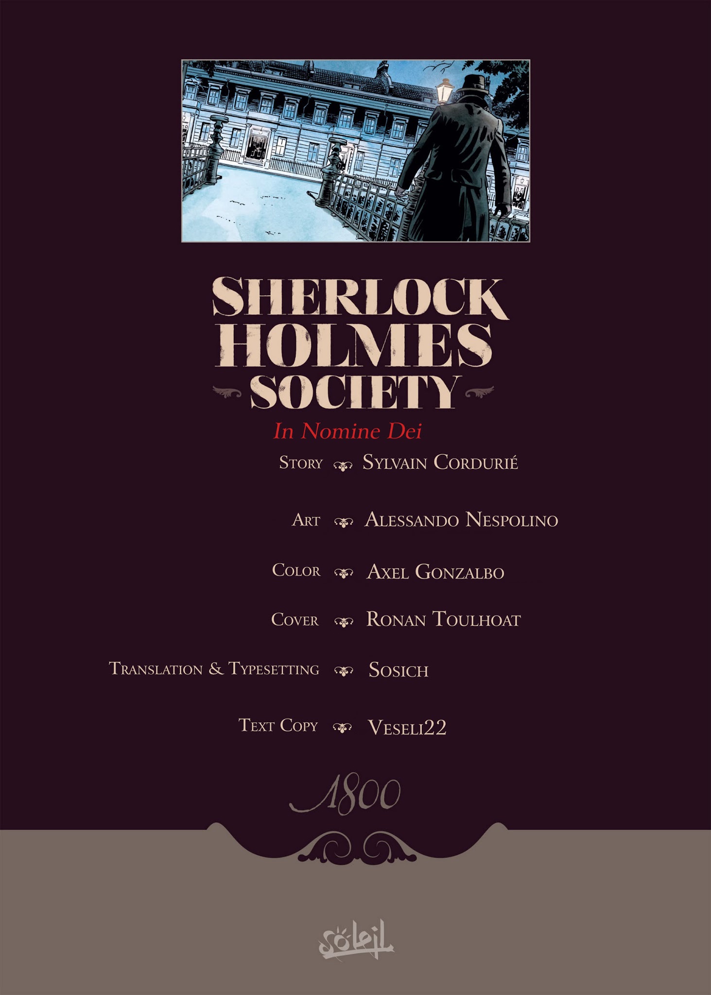 Read online Sherlock Holmes Society comic -  Issue #3 - 2