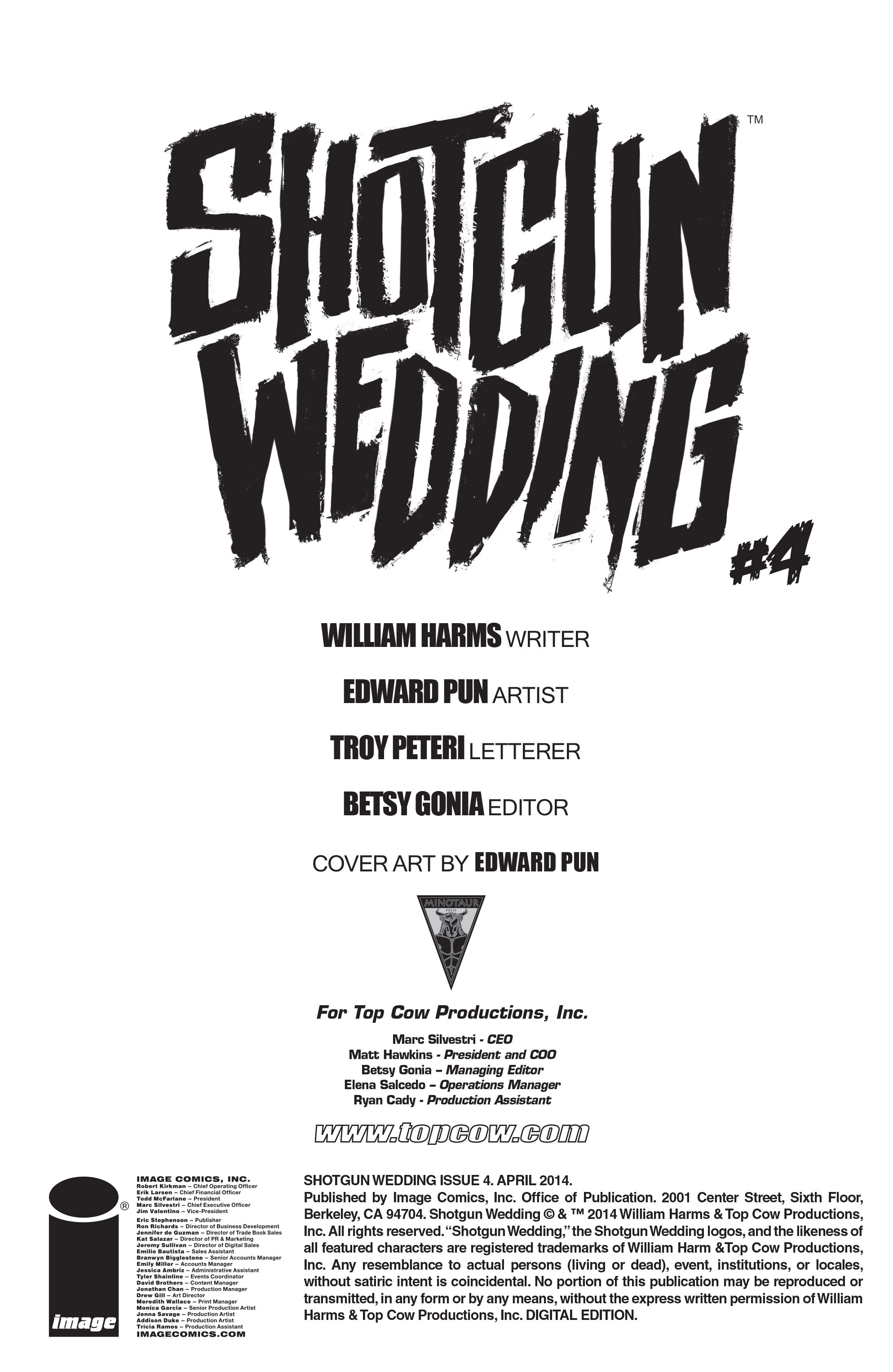 Read online Shotgun Wedding comic -  Issue #4 - 2