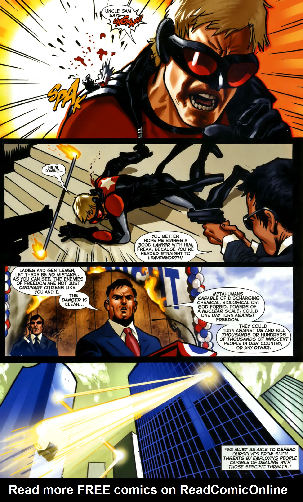 Read online Uncle Sam and the Freedom Fighters (2006) comic -  Issue #1 - 7