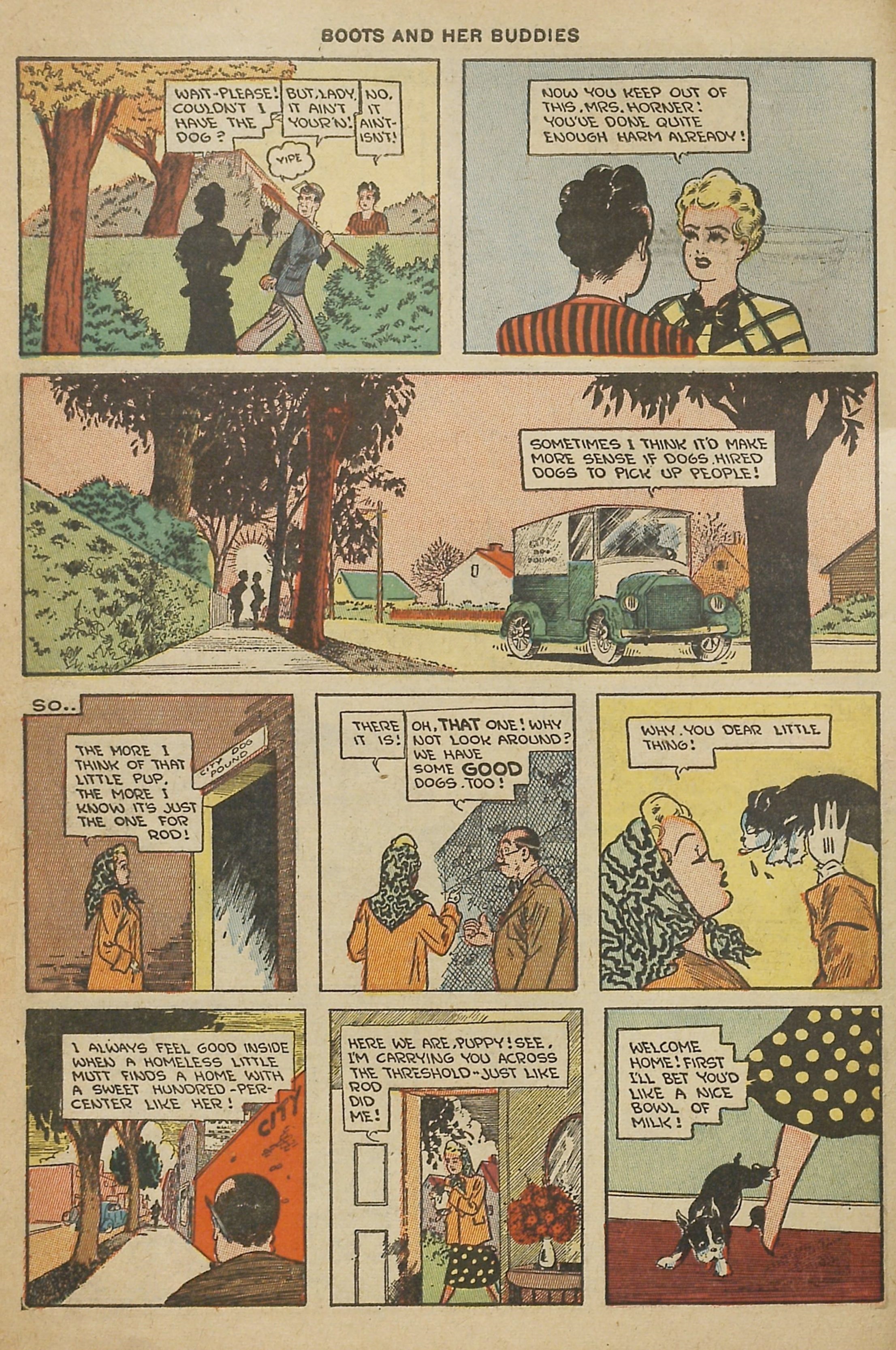 Read online Boots and Her Buddies (1948) comic -  Issue #9 - 6