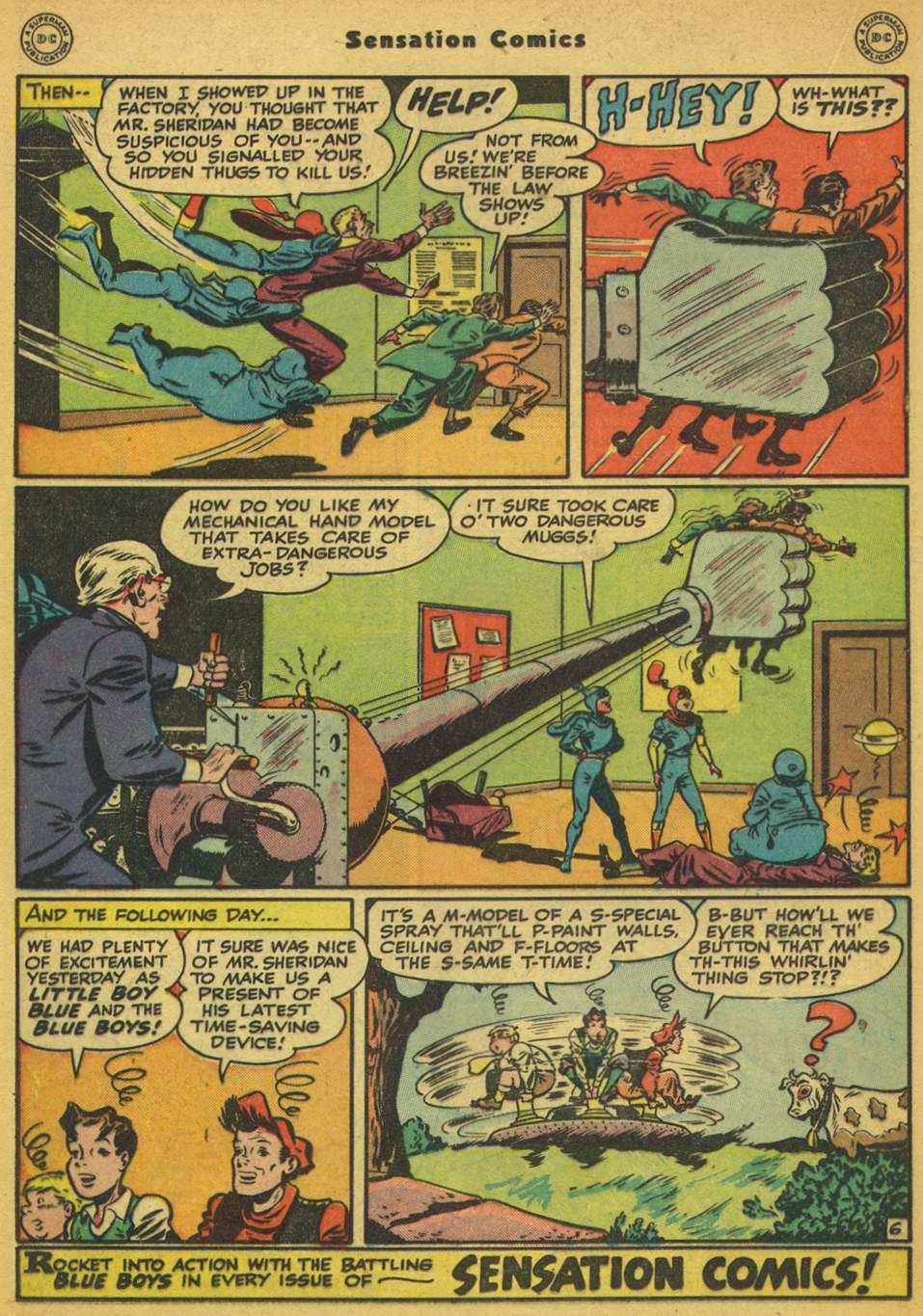Read online Sensation (Mystery) Comics comic -  Issue #80 - 21