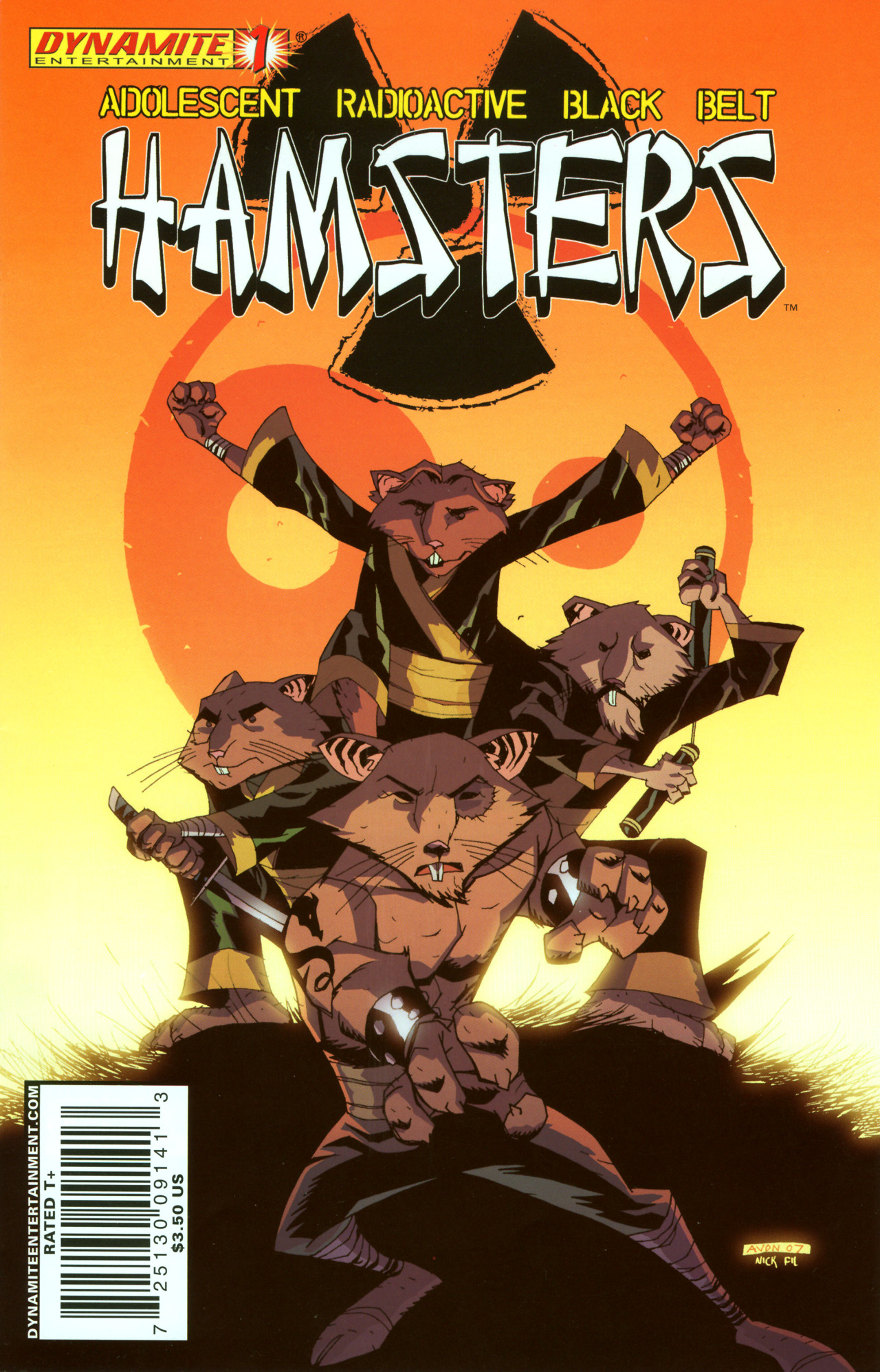 Read online Adolescent Radioactive Black Belt Hamsters (2008) comic -  Issue #1 - 1