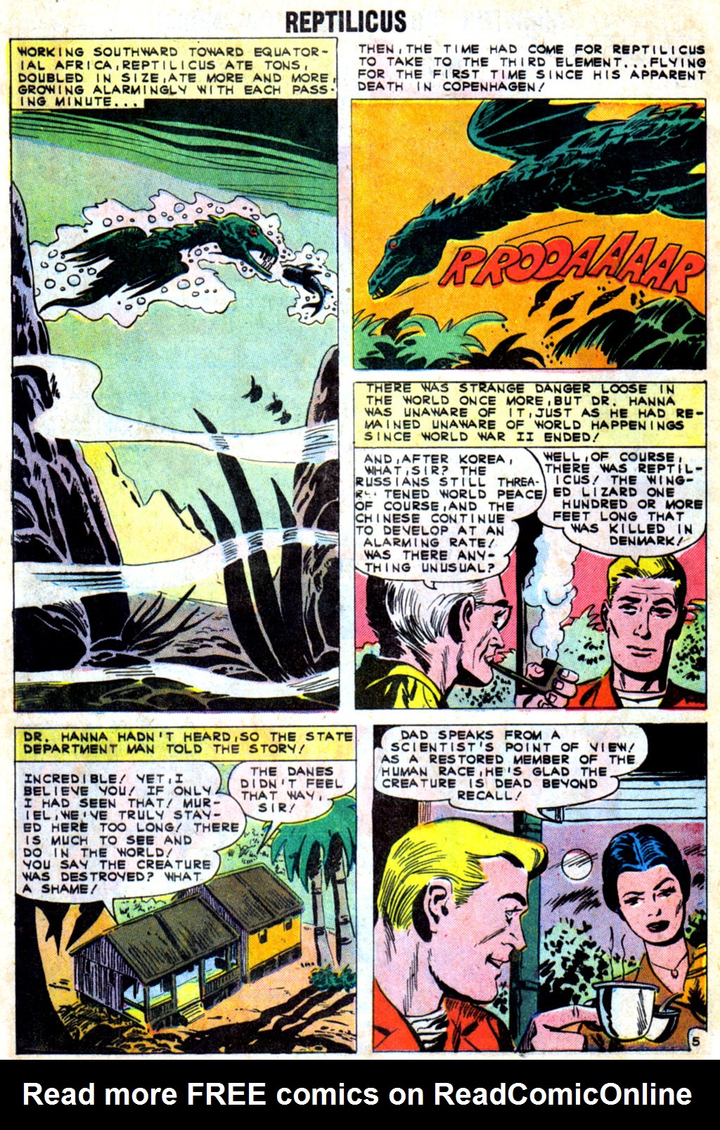 Read online Reptilicus comic -  Issue #2 - 8