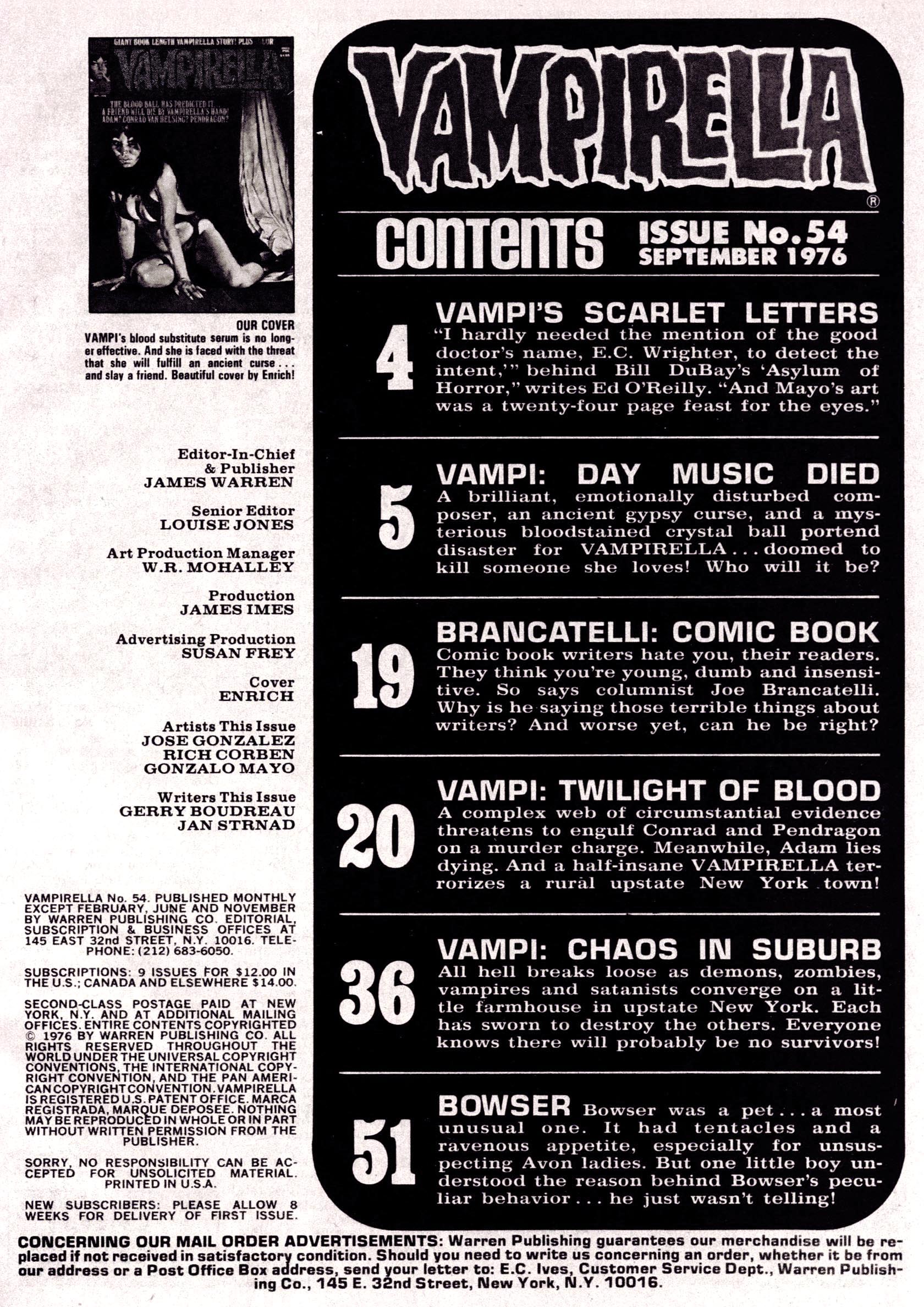 Read online Vampirella (1969) comic -  Issue #54 - 3