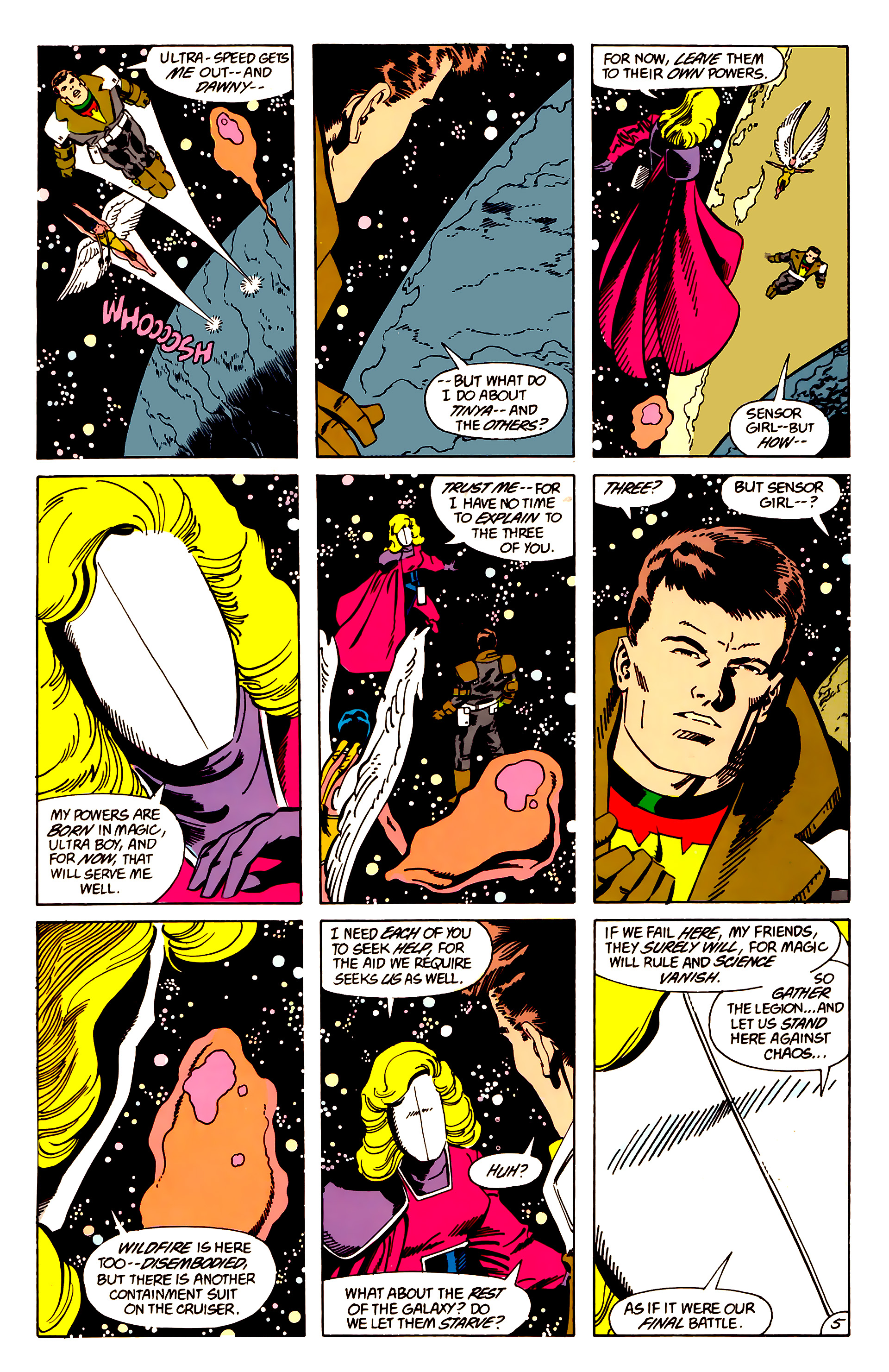 Read online Legion of Super-Heroes (1984) comic -  Issue #63 - 6