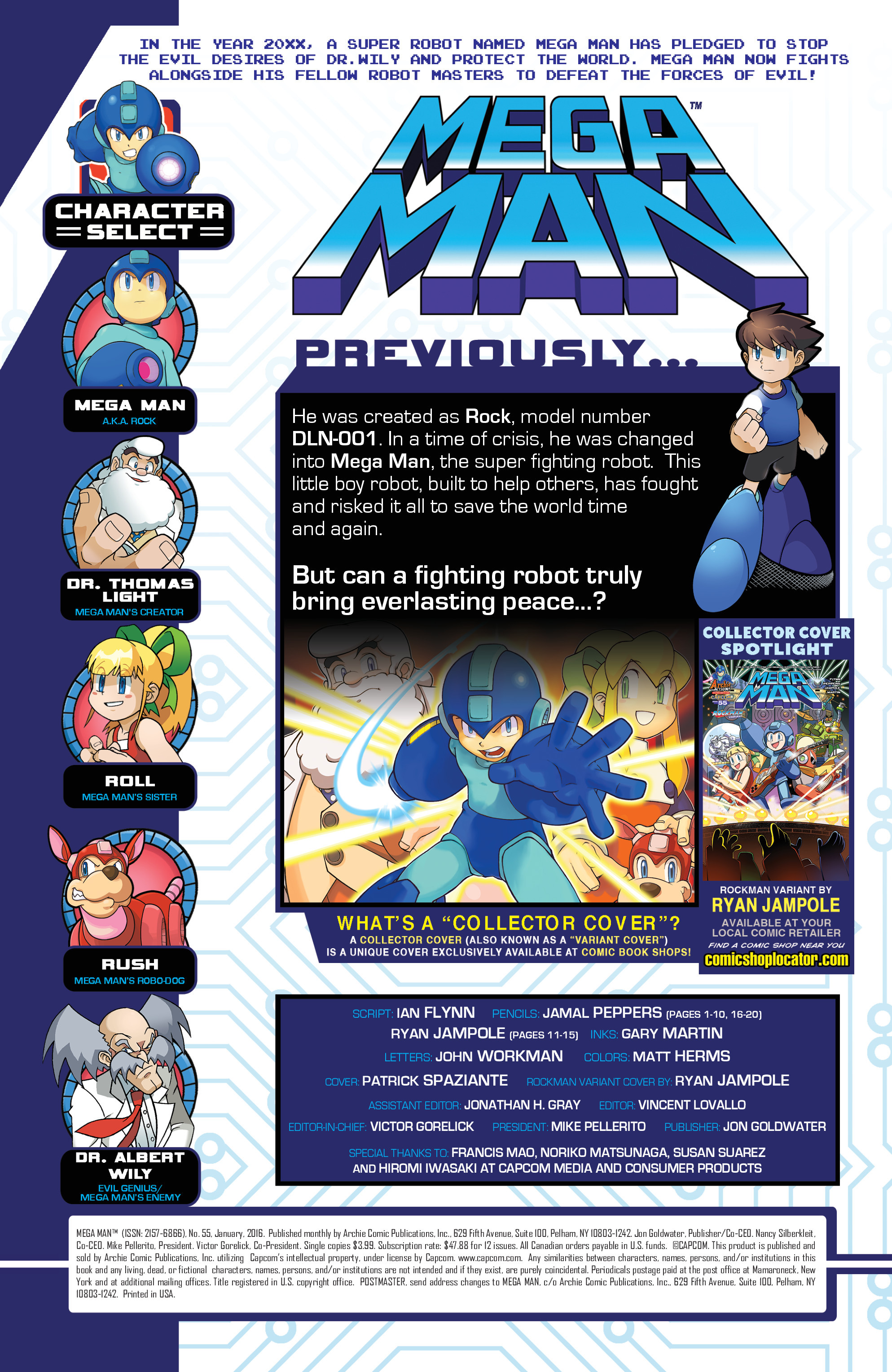 Read online Mega Man comic -  Issue #55 - 2